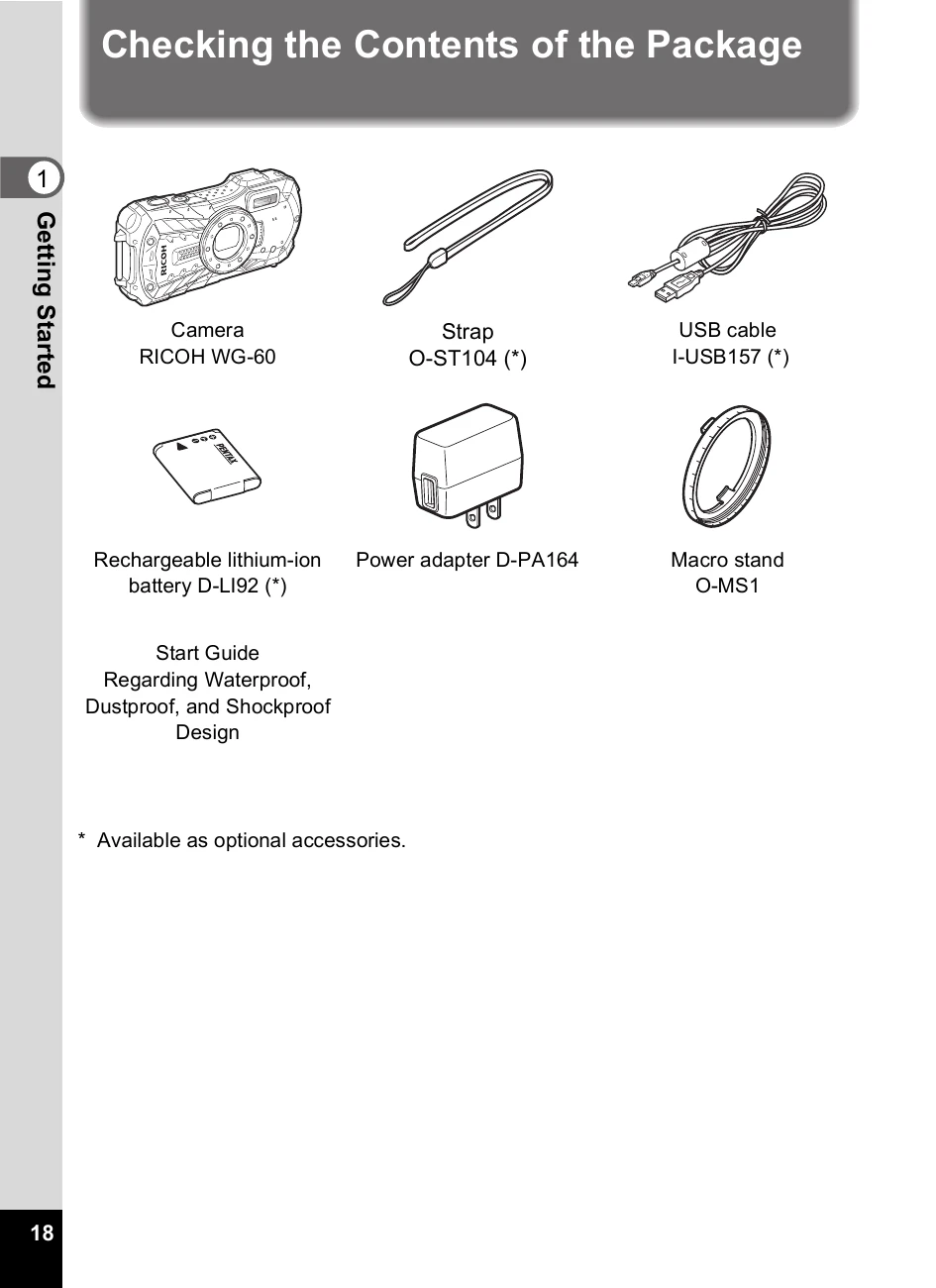Manual for RICOH WG-60