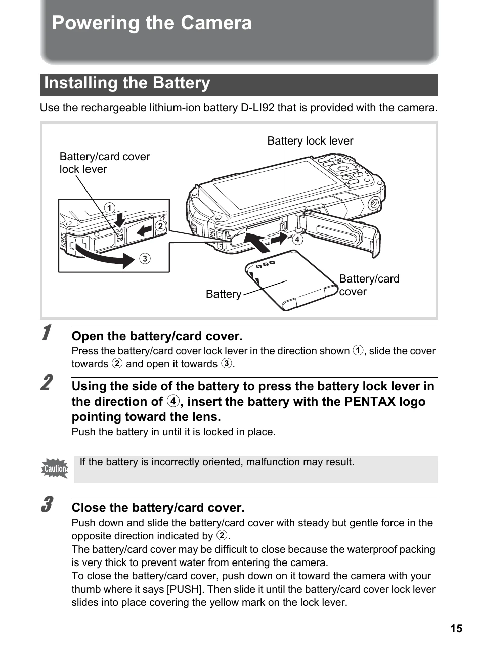 Manual for WG-80