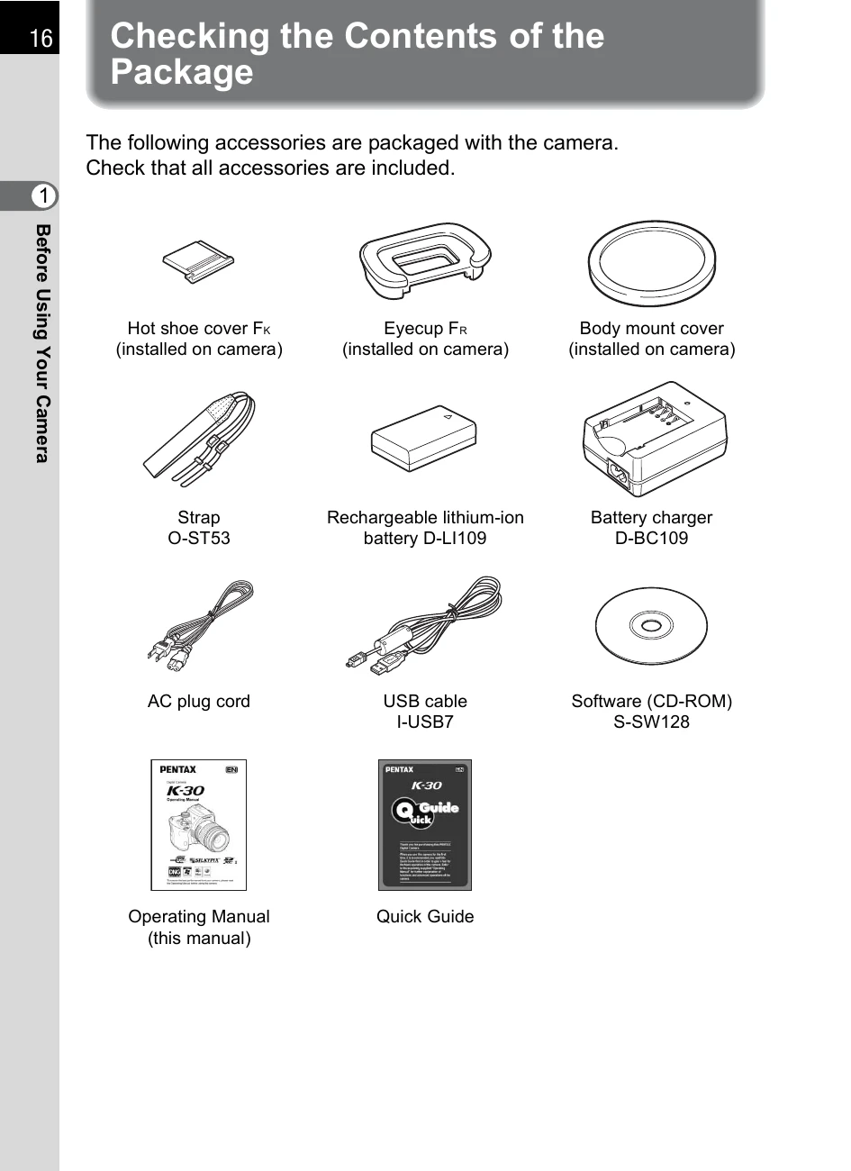 Manual for K-30
