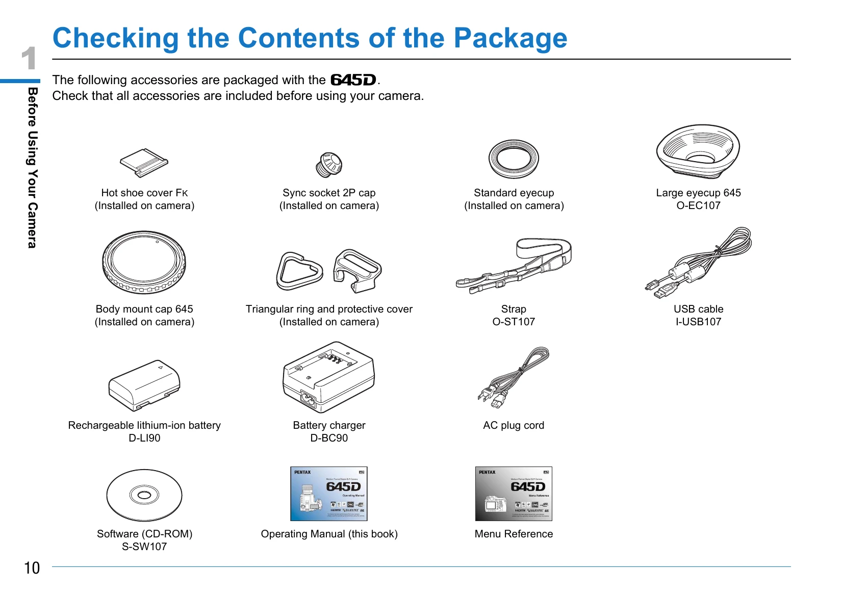 Manual for 645D