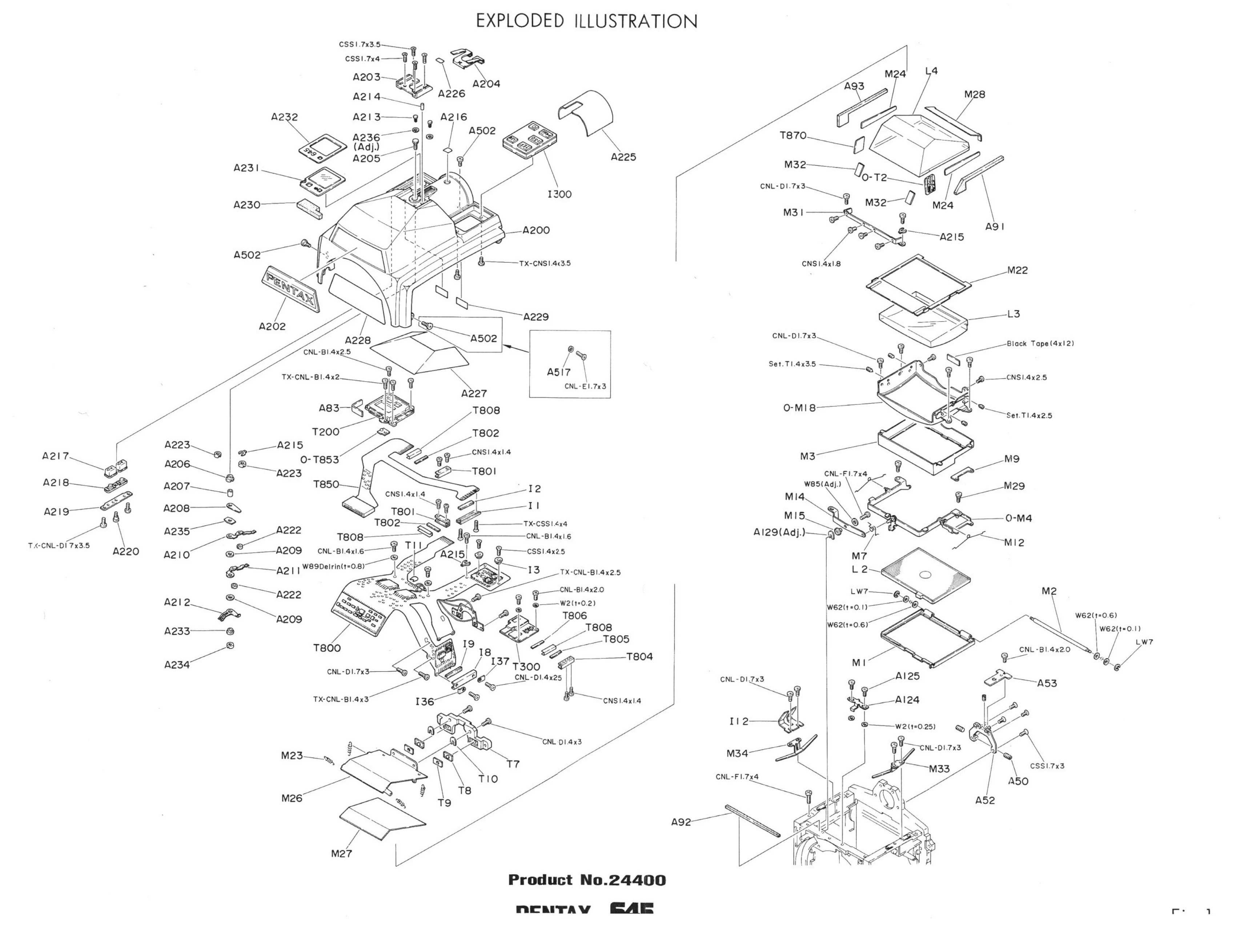 Manual for 645