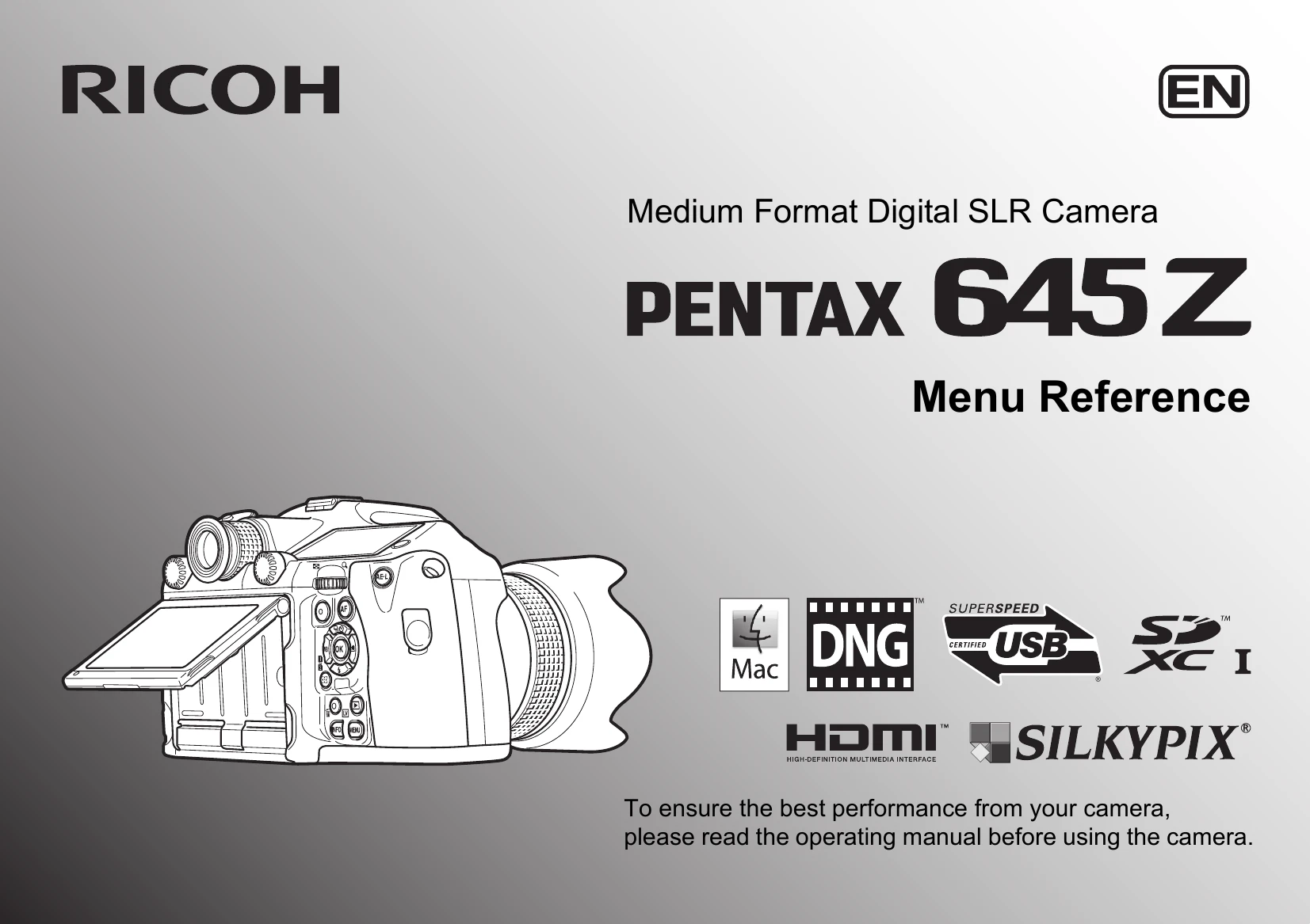 Manual for PENTAX 645Z