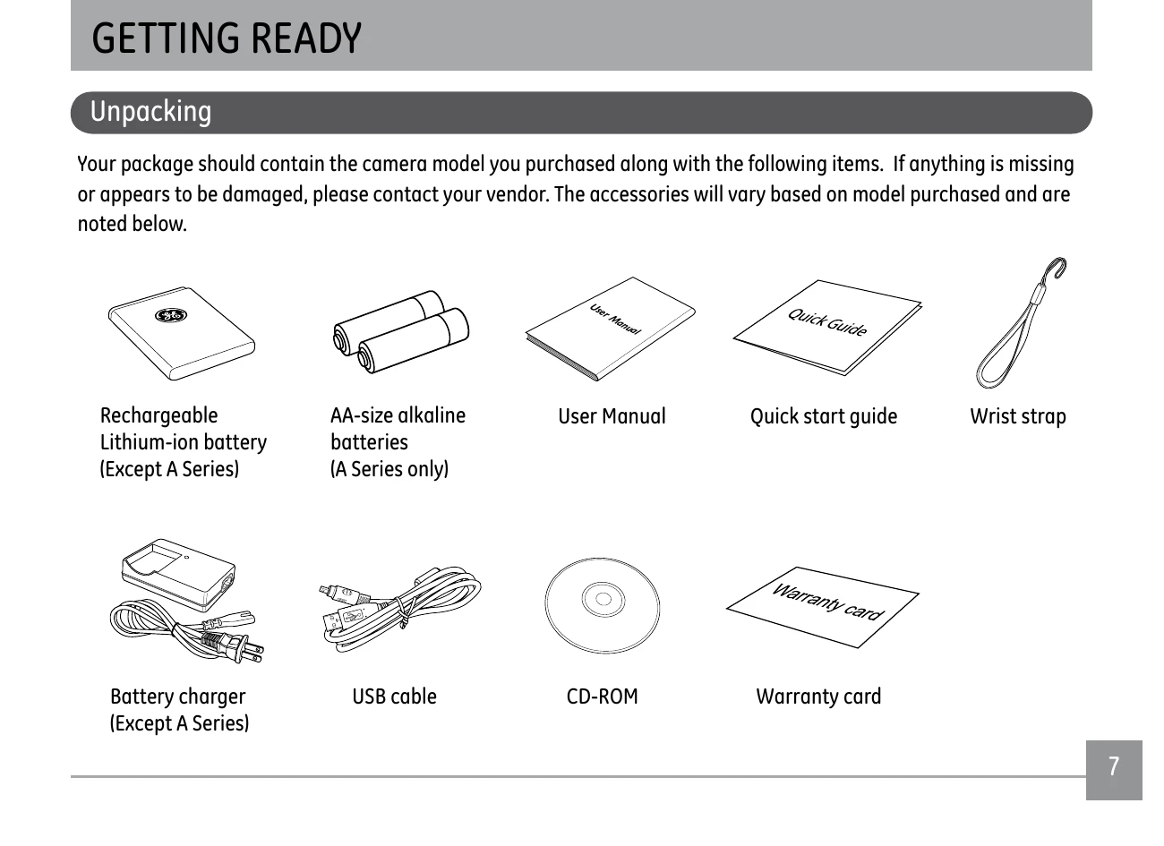 Manual for A950/A955Z/A1050/A1150/A1250/A1035/A1235/WM1050/E1255W/J1050/J1250