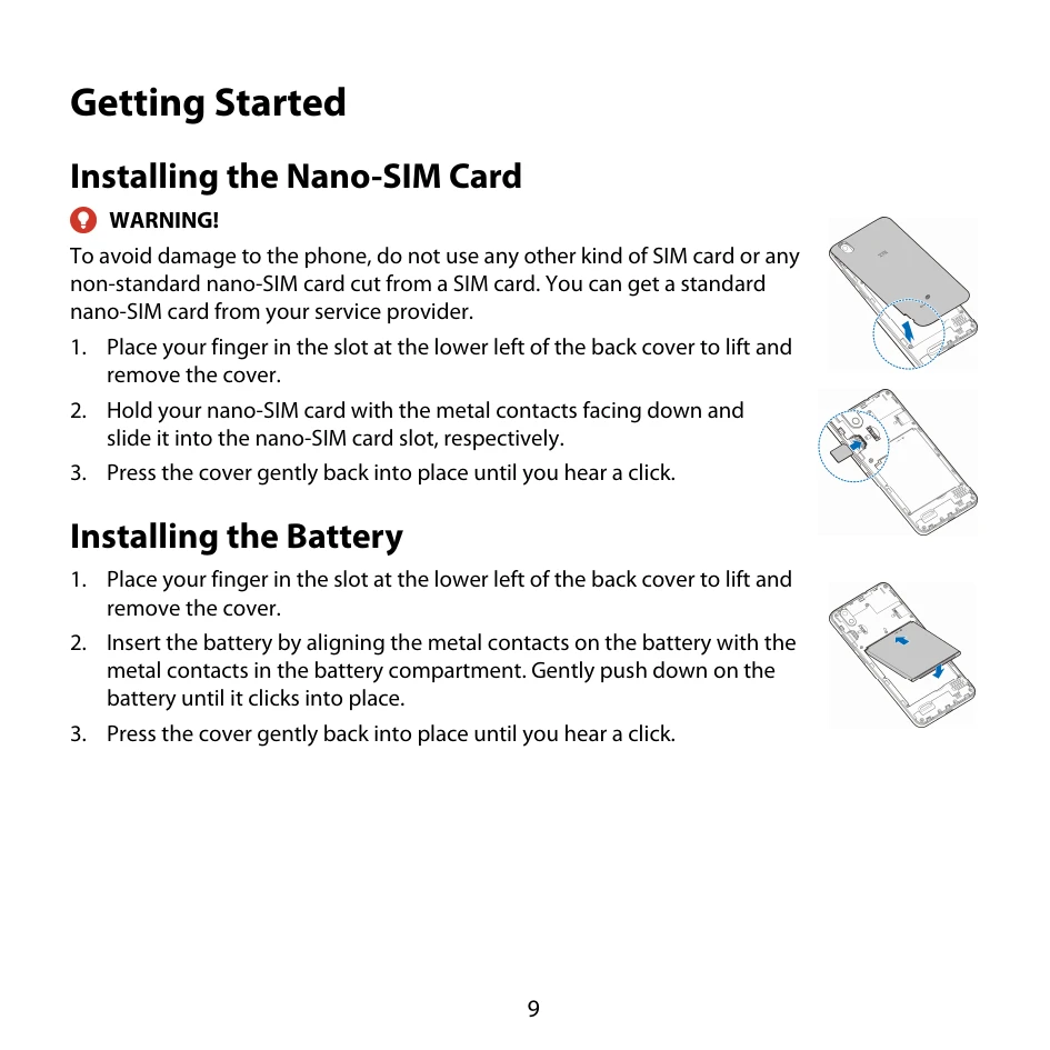 Manual for ZTE