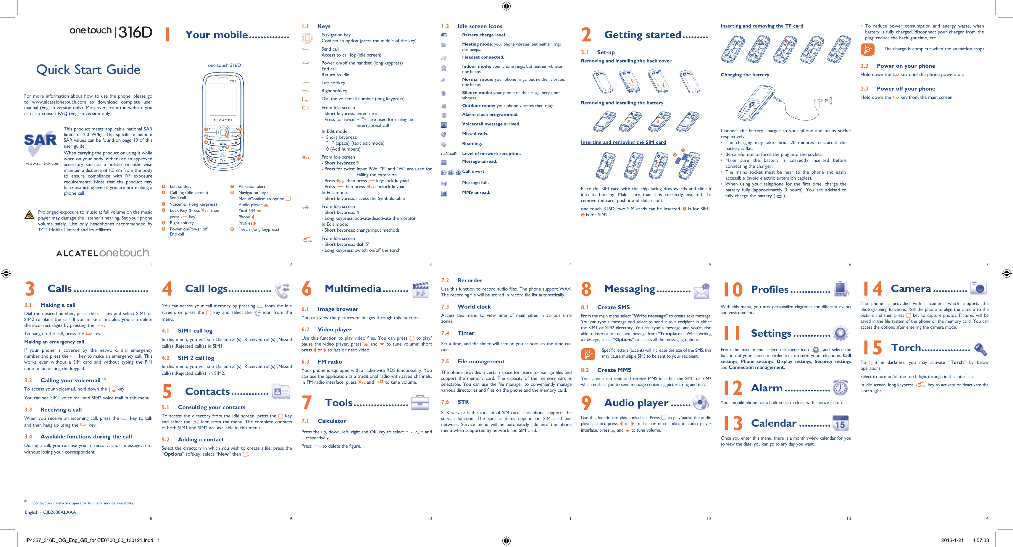 Manual for 316D