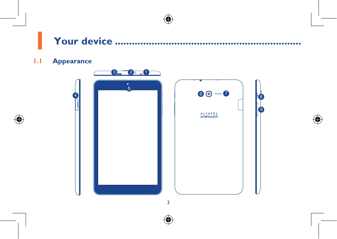 Manual for PIXI 8 1220/1221