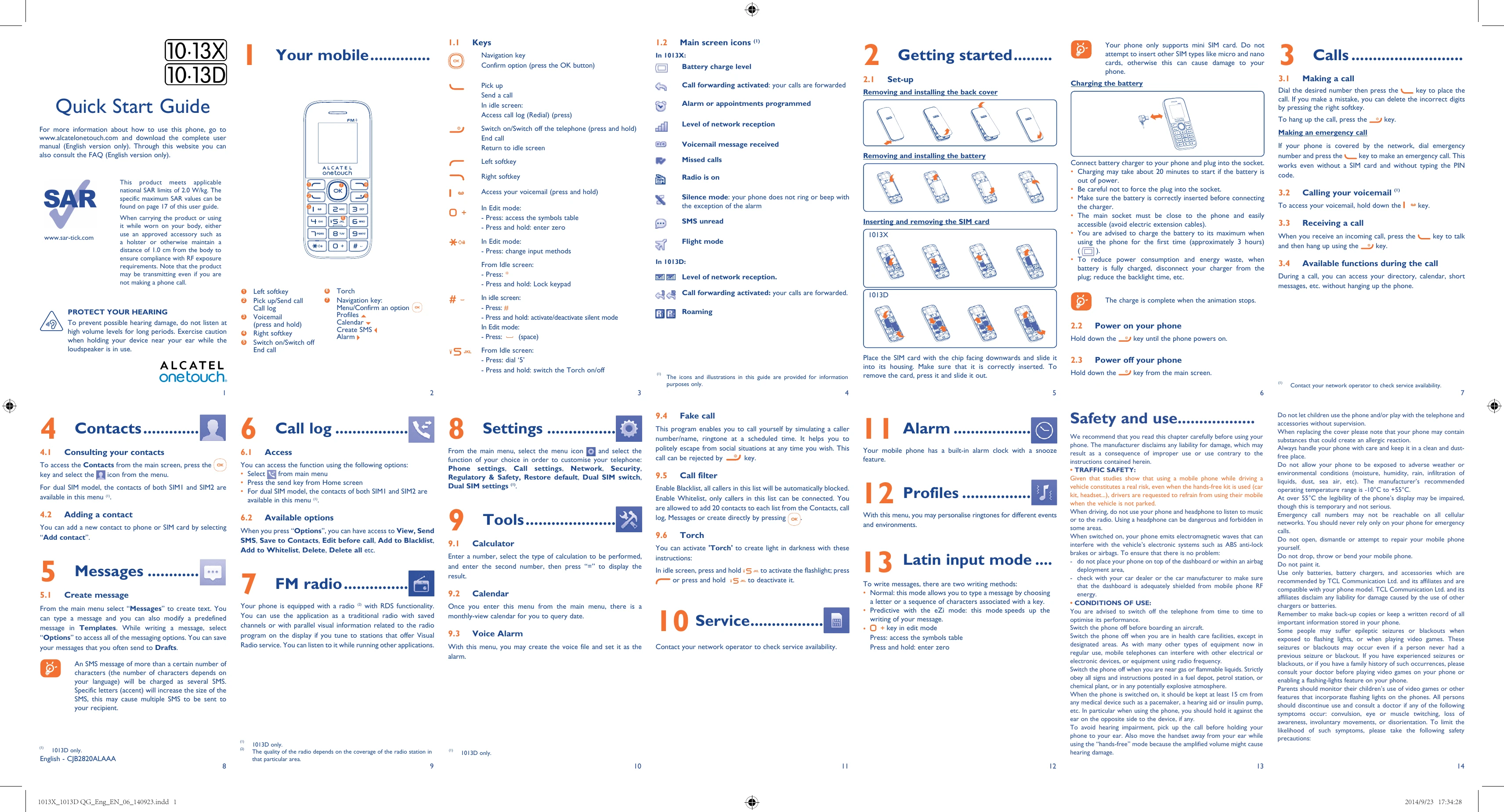 Manual for 1013X