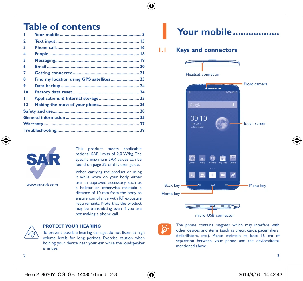 Manual for 8030Y