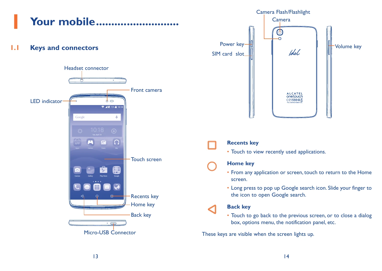 Manual for Idol 3
