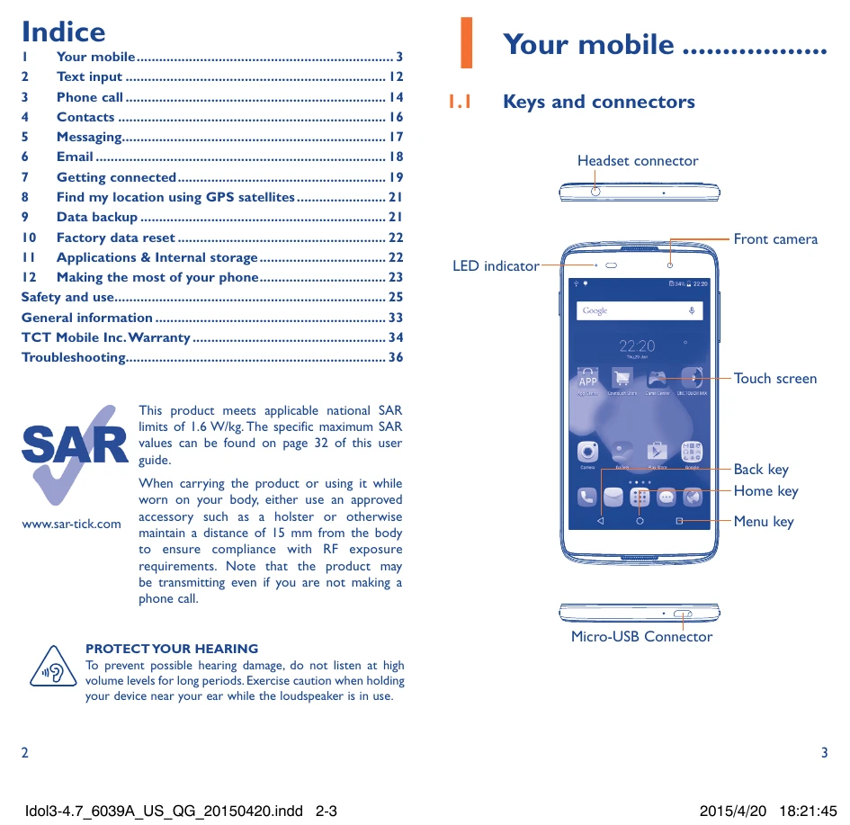 Manual for 6039A