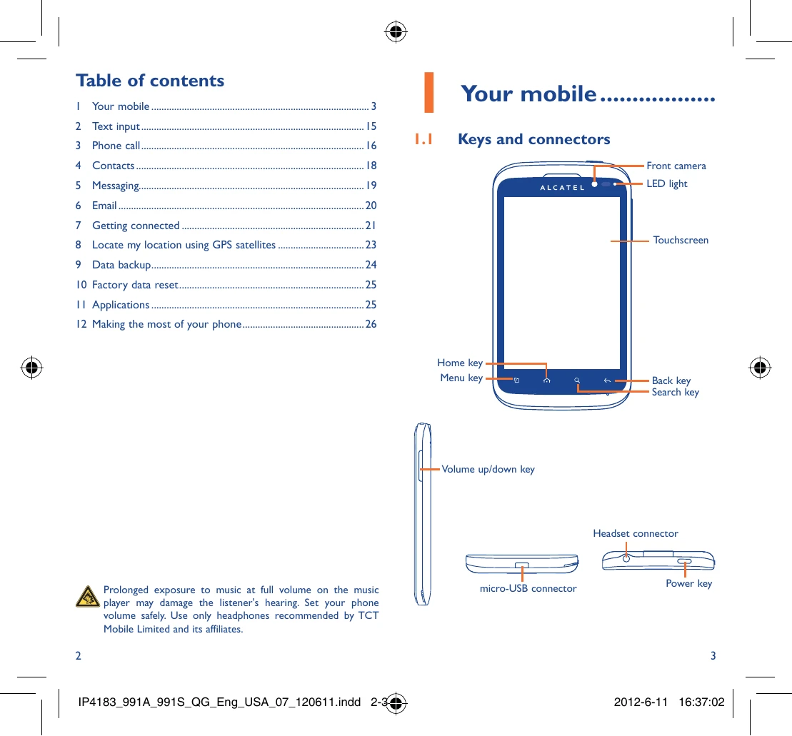Manual for 991A / 991S