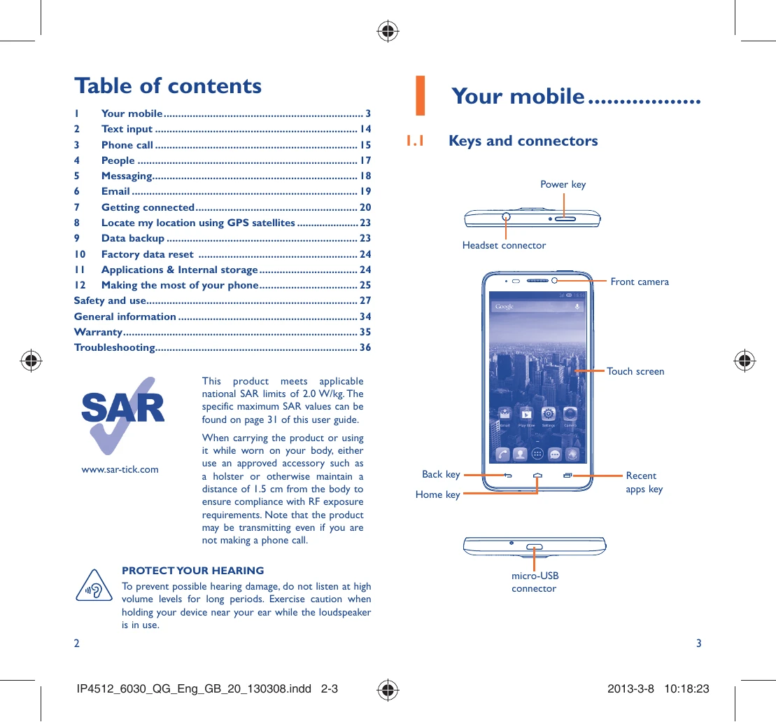 Manual for 6030