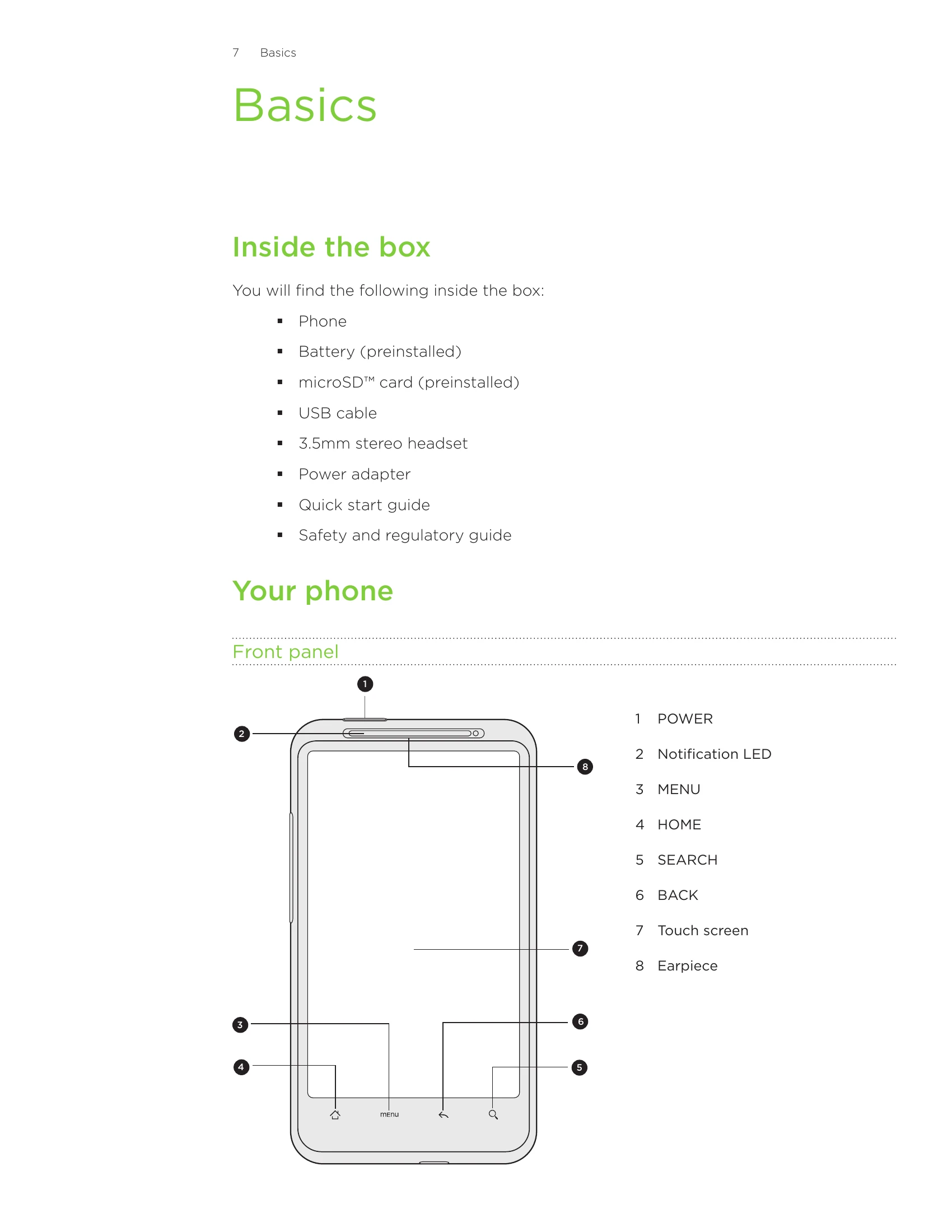 Manual for Desire HD