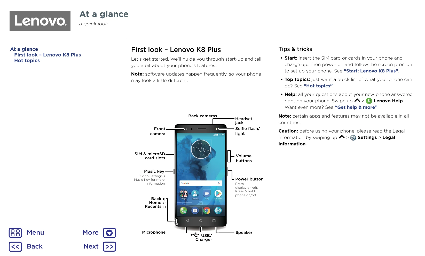 Manual for K8 Plus