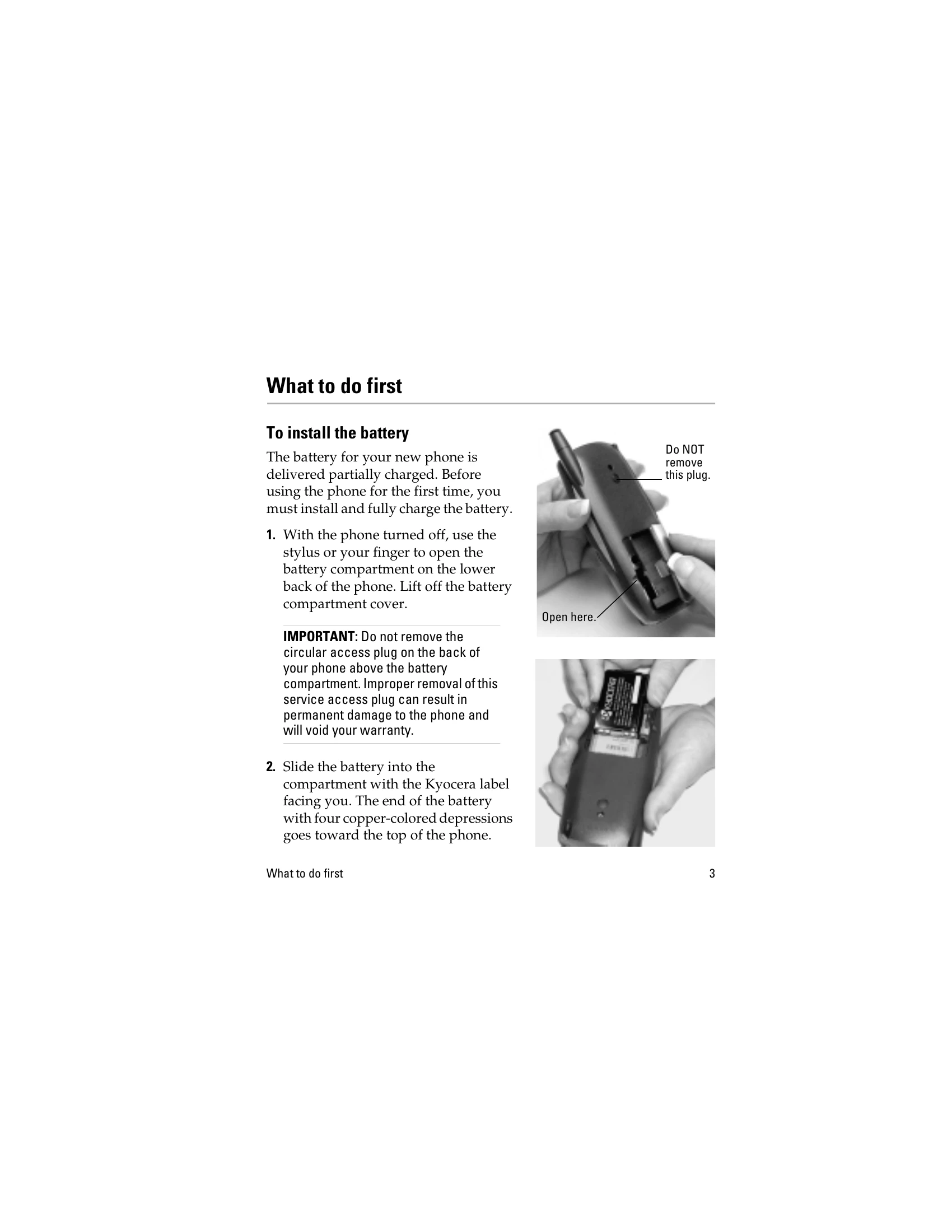 Manual for QCP 6035