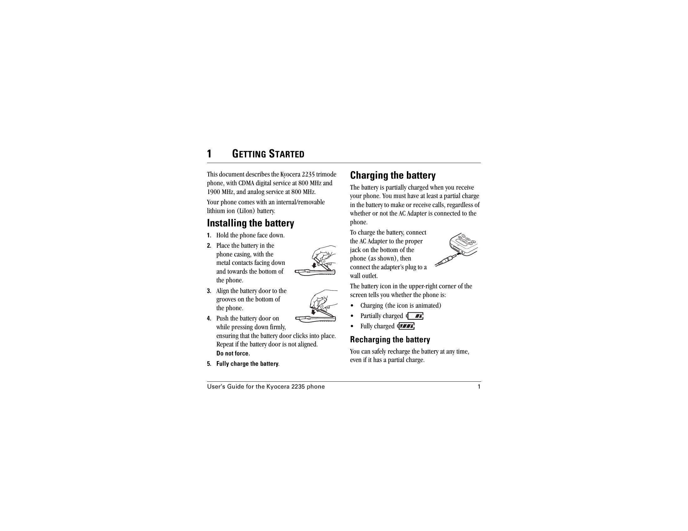 Manual for 2235
