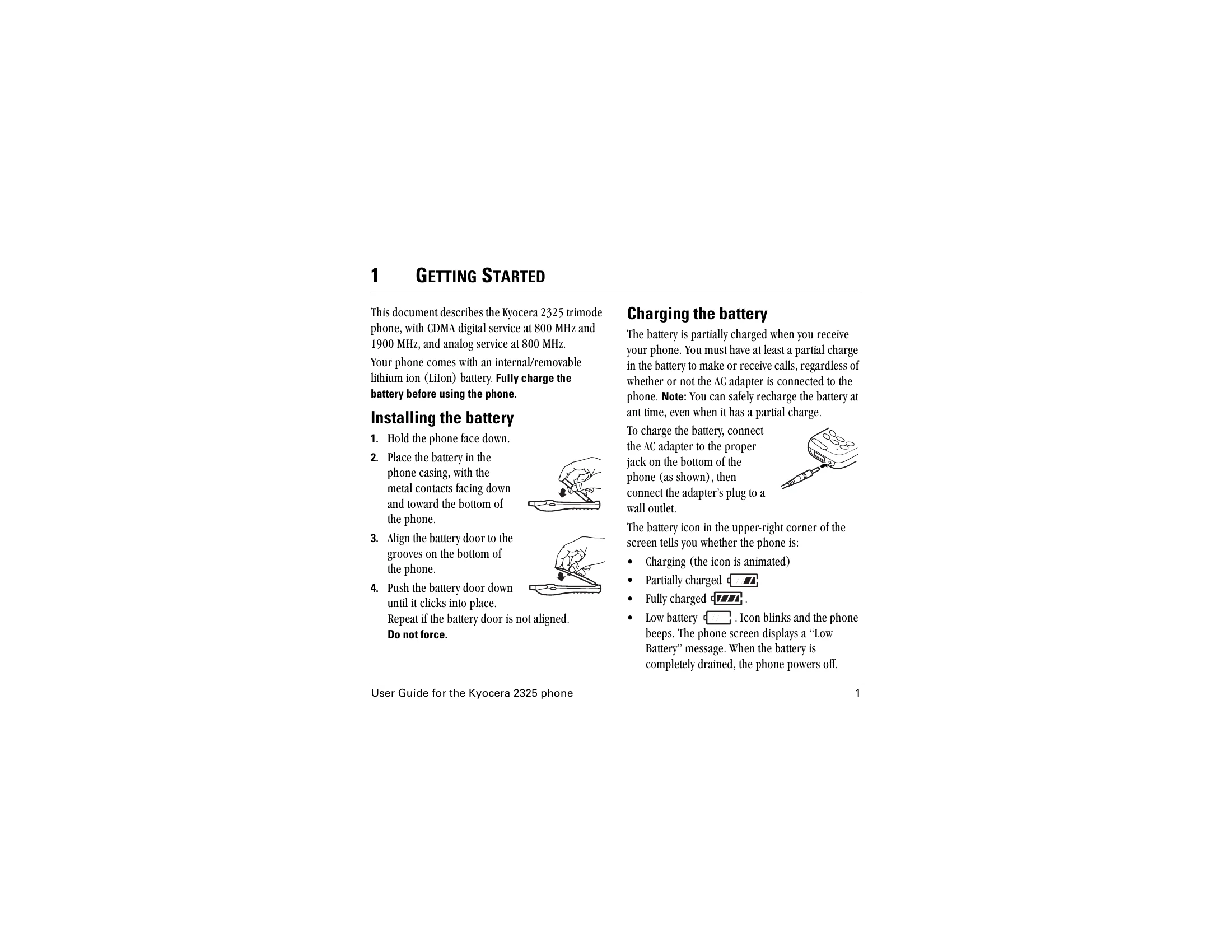 Manual for 2325