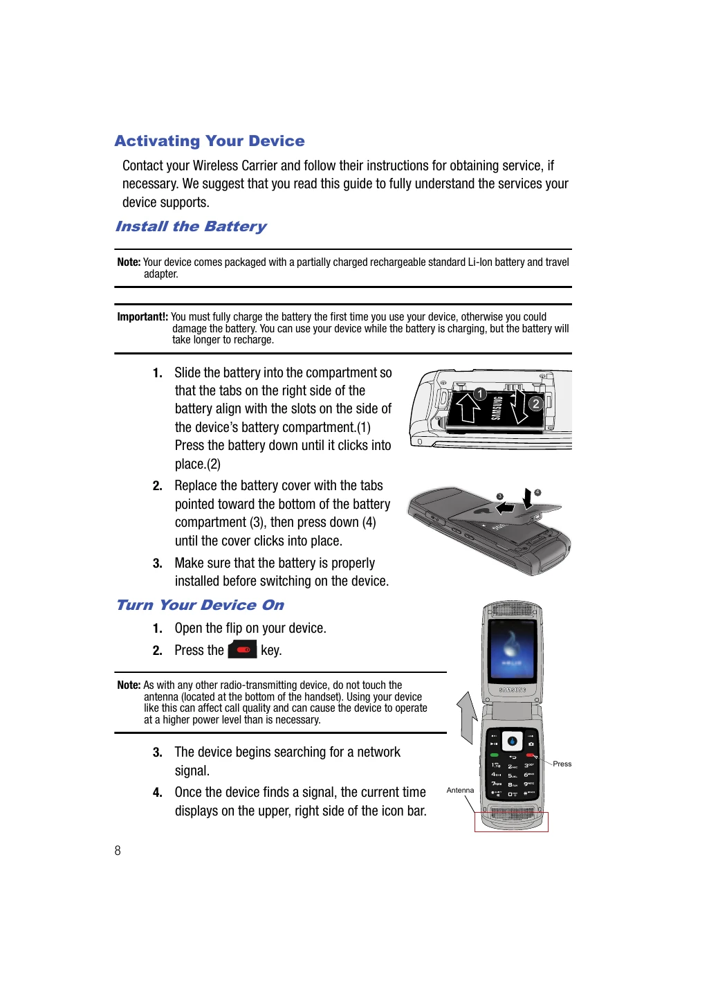 Manual for SPH-A513 Fin