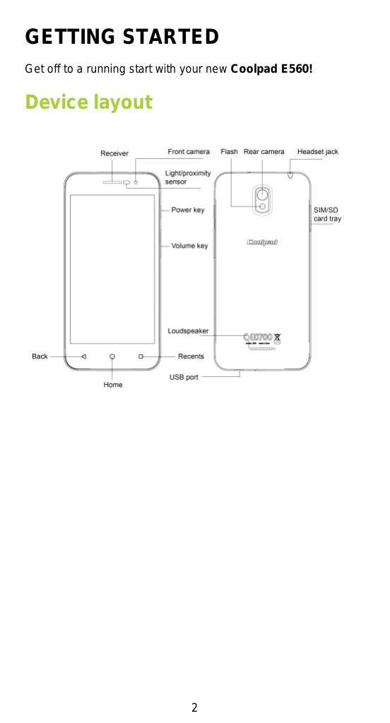 Manual for E560