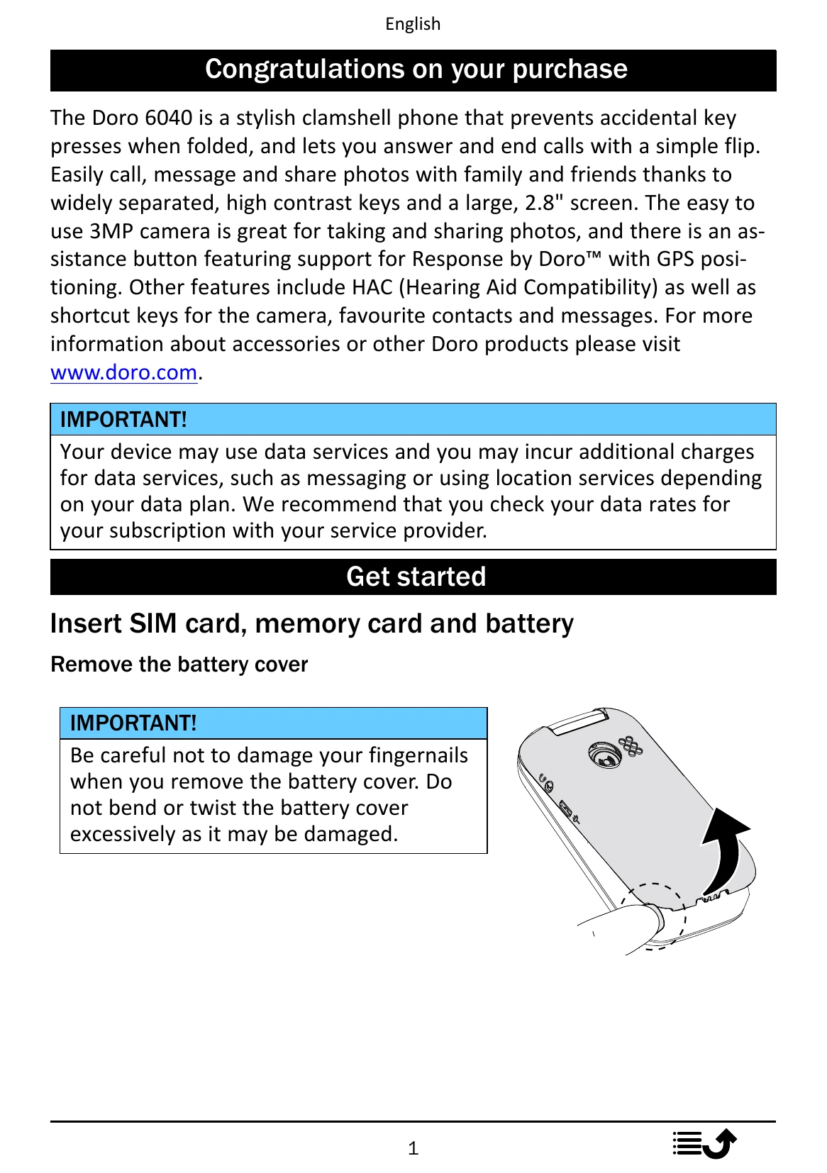 Manual for 6040