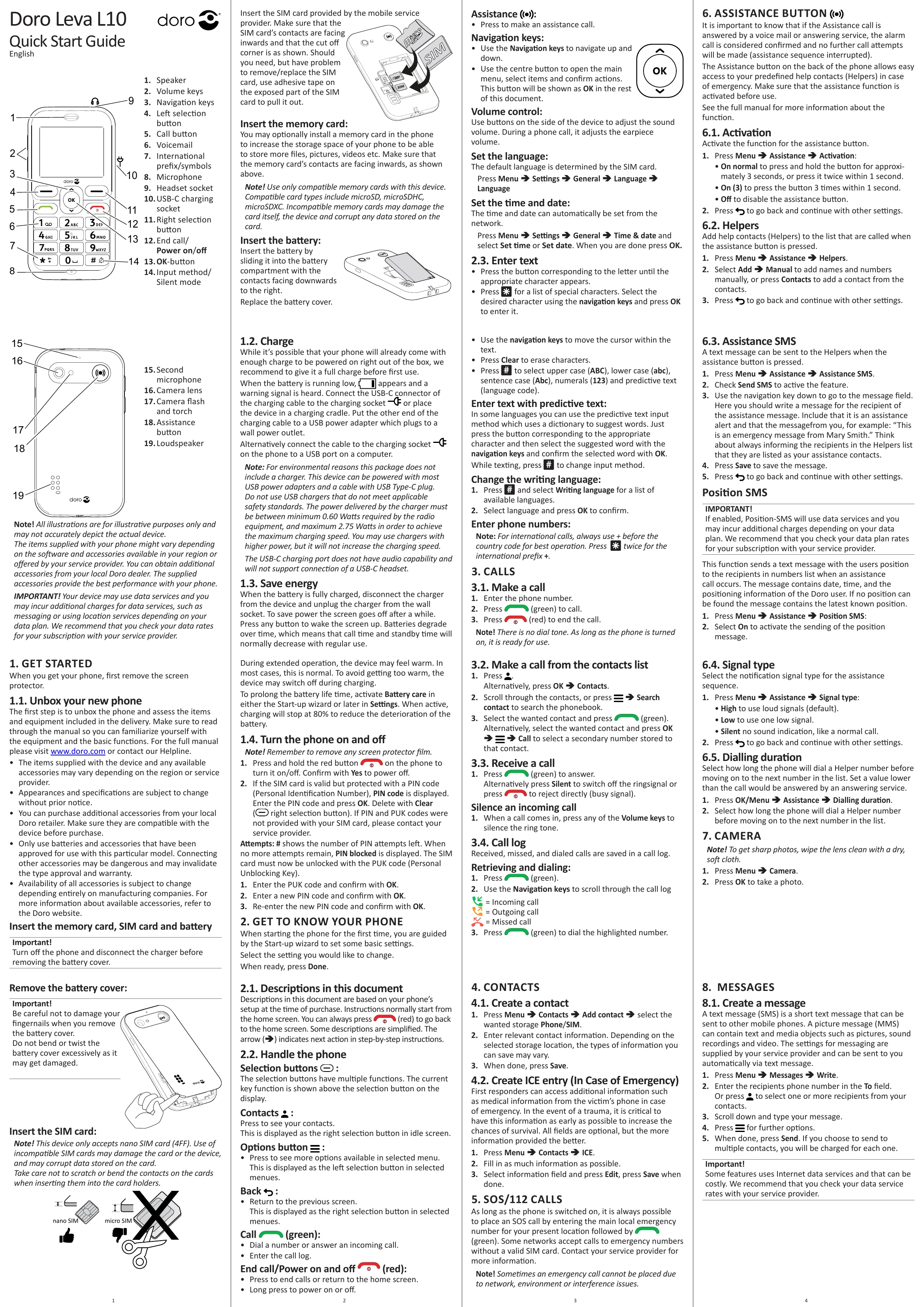 Manual for Leva L10