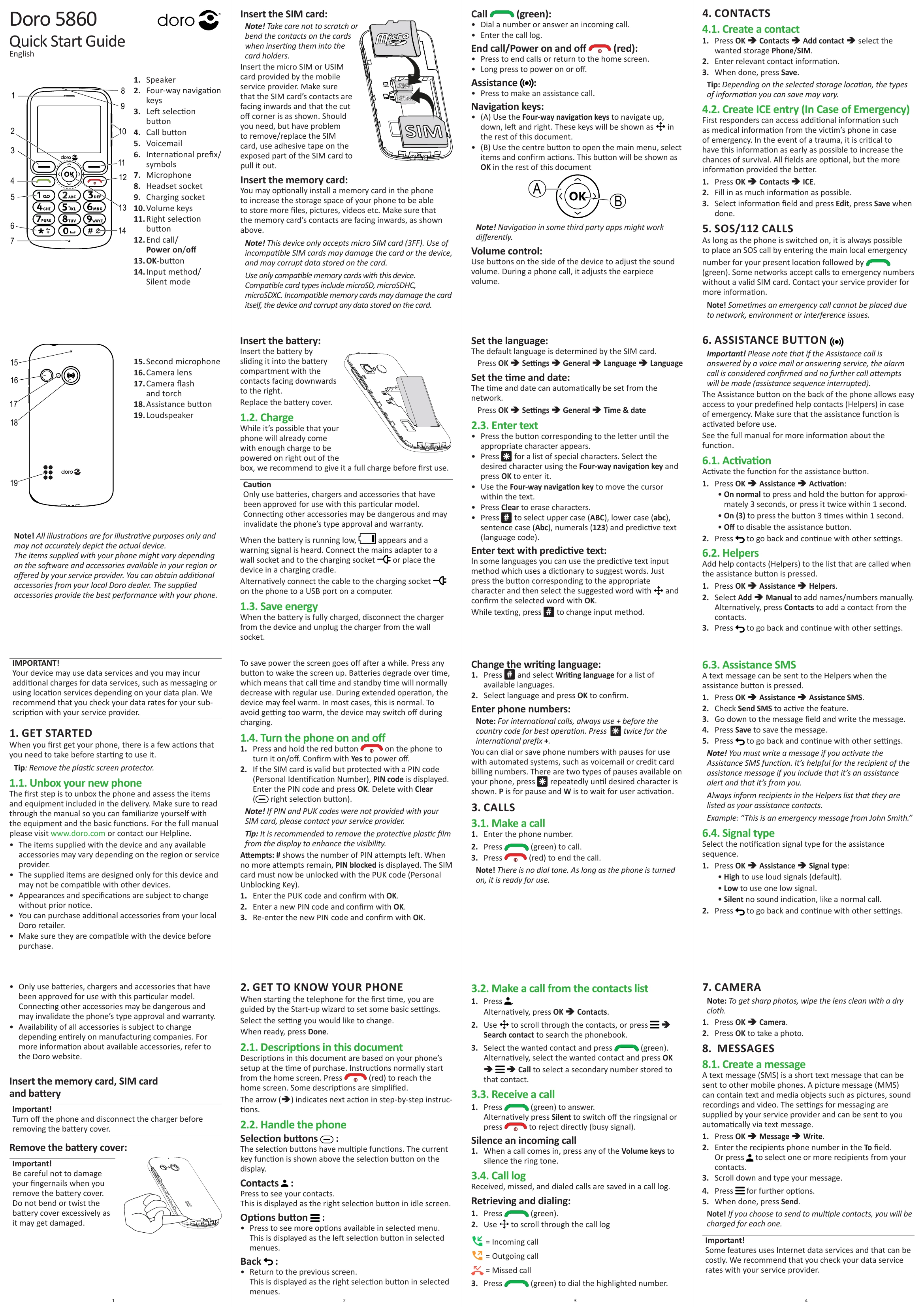 Manual for 5860