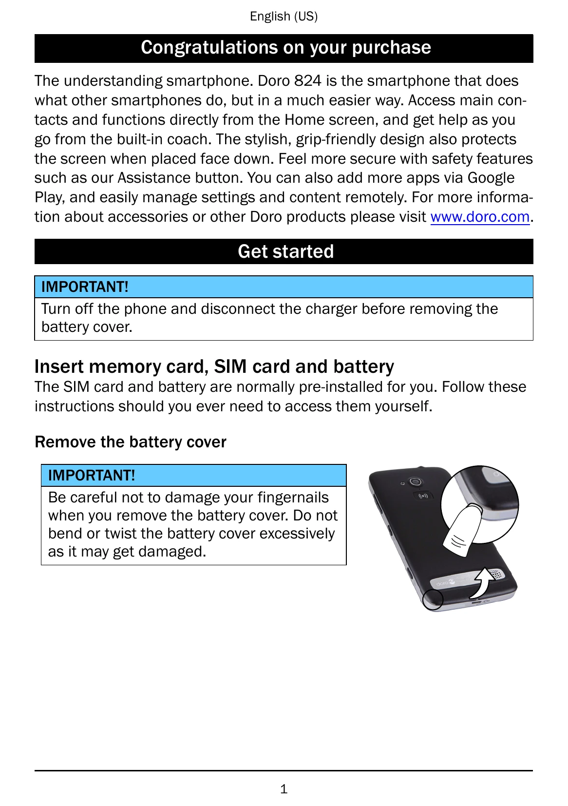 Manual for 824