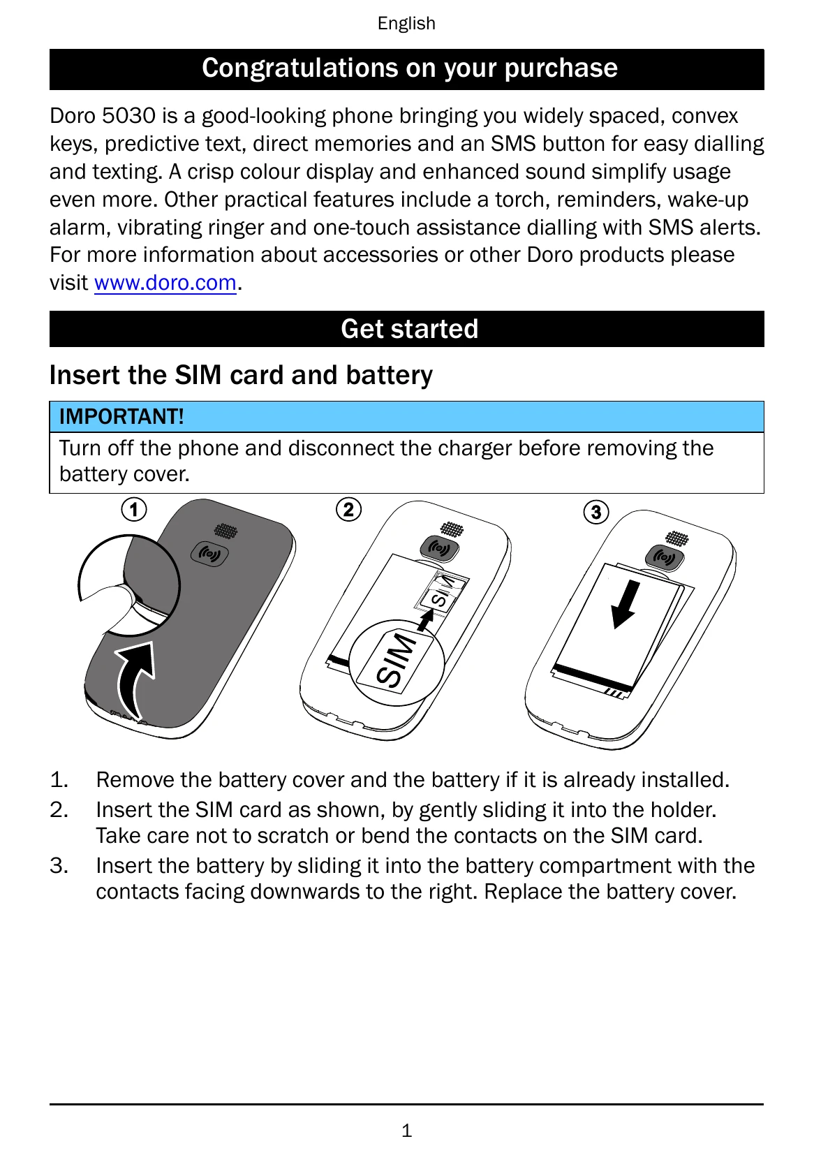 Manual for 5030
