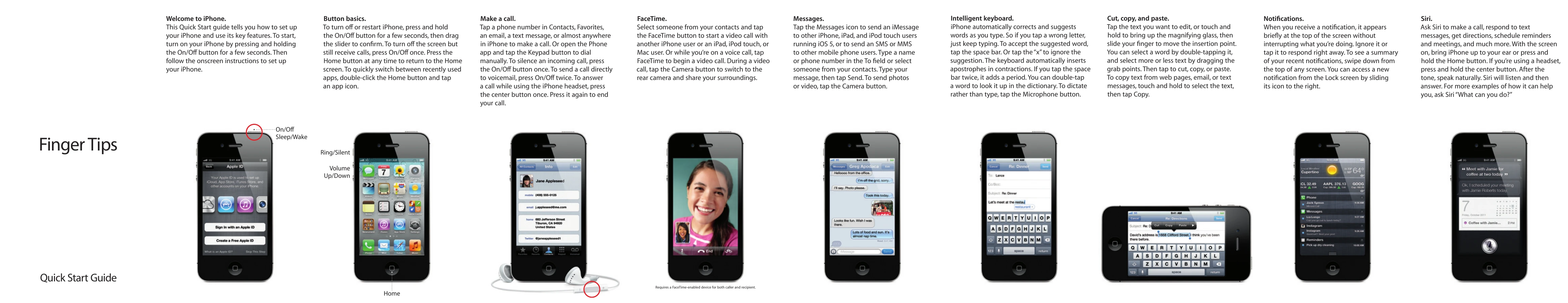 Quick Start Guide for iPhone 4