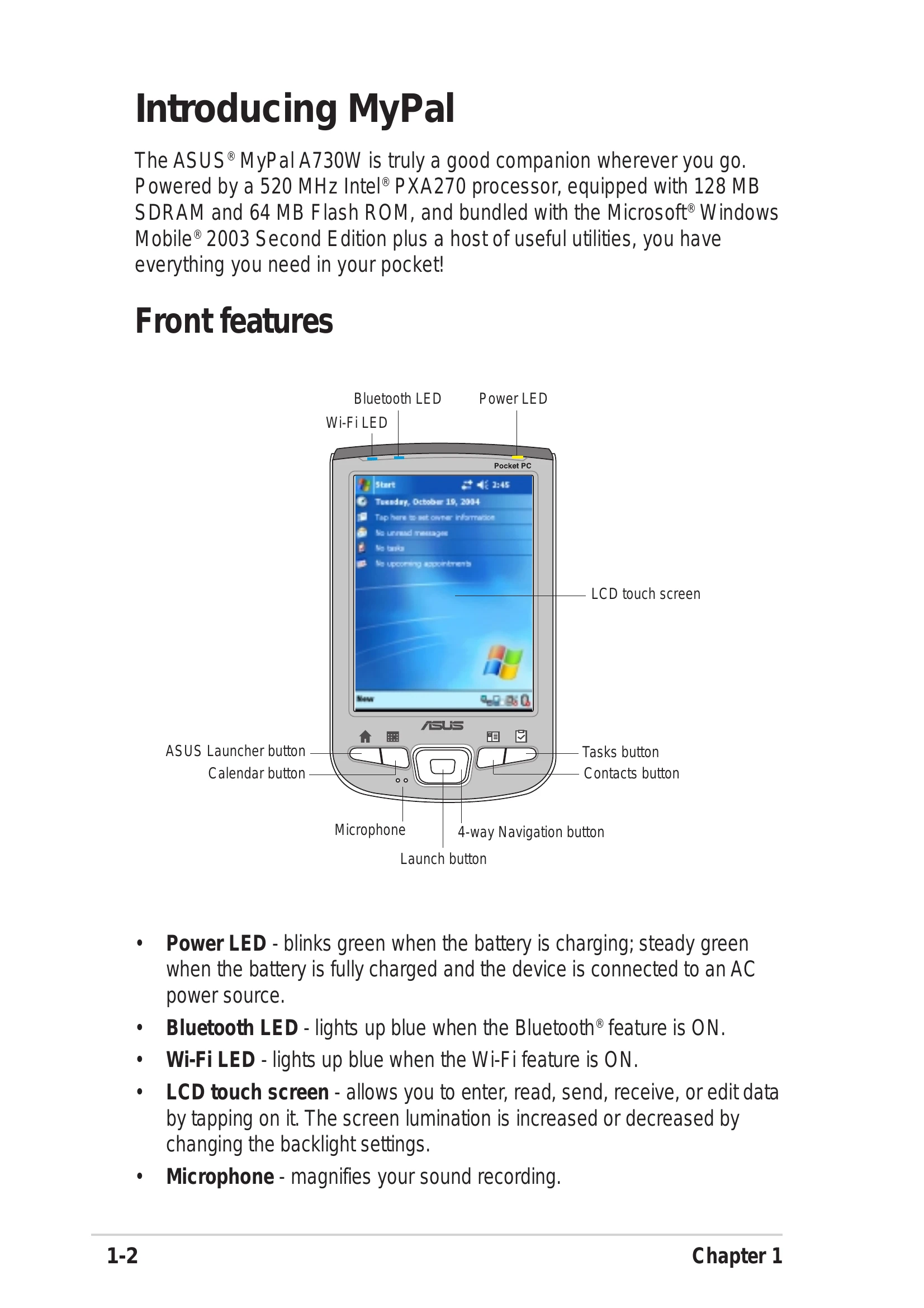 Manual for MyPal A730W