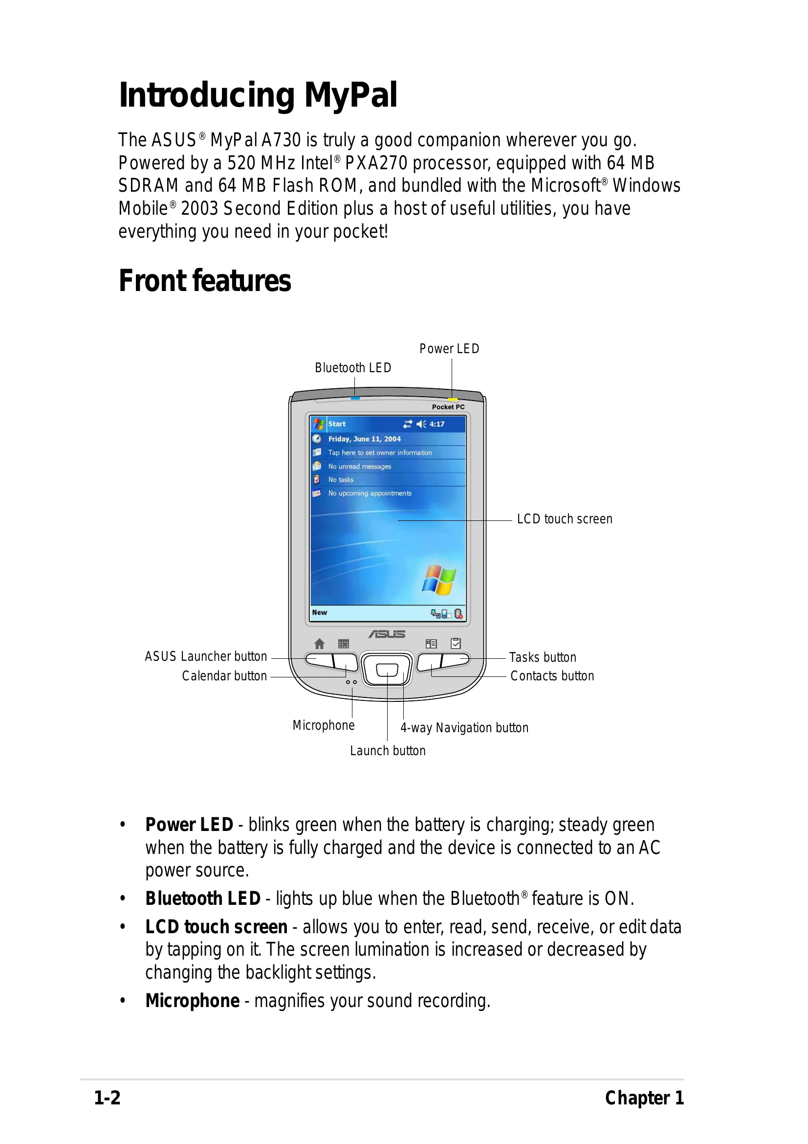 Manual for MyPal A730