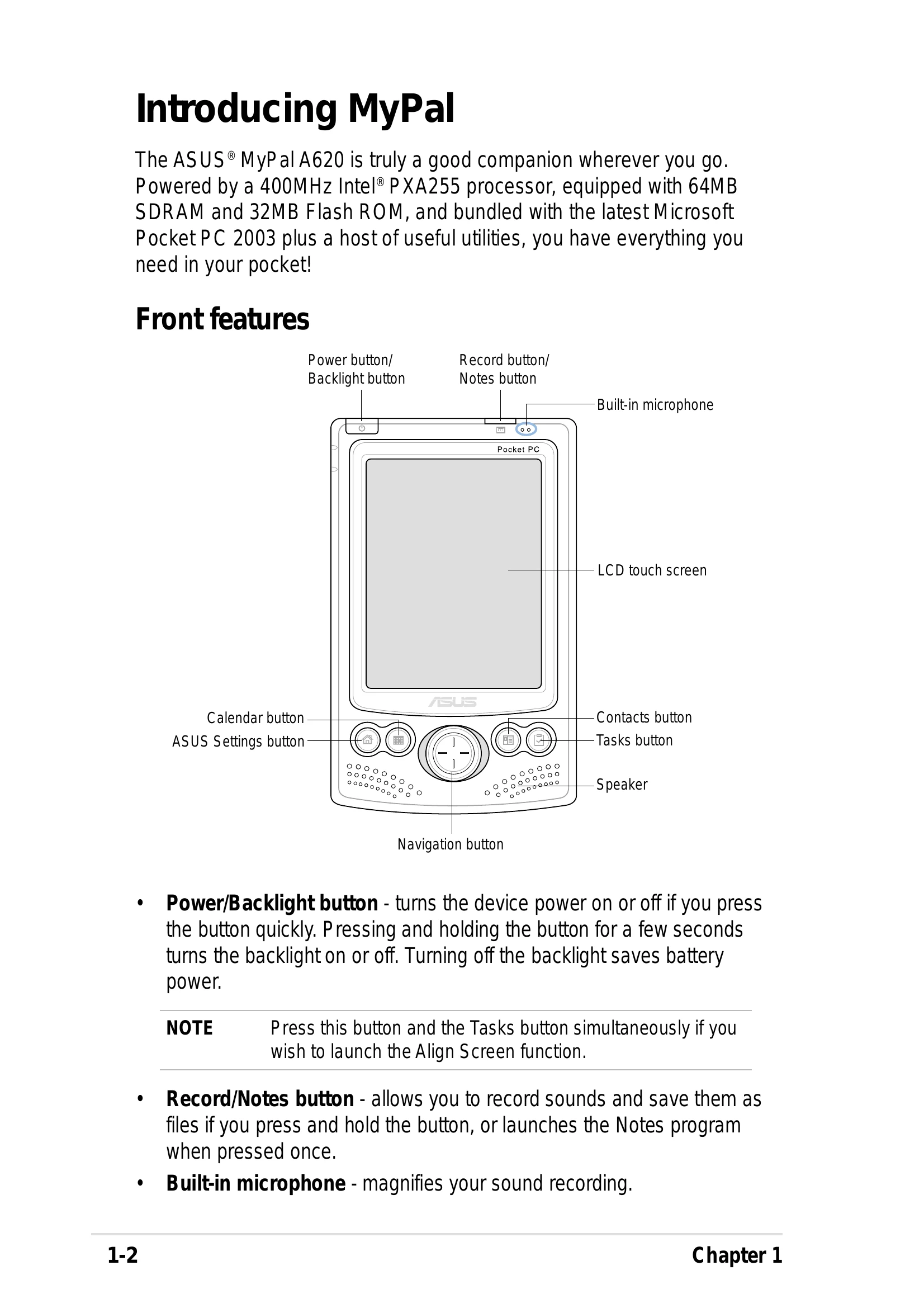 Manual for MyPal A620