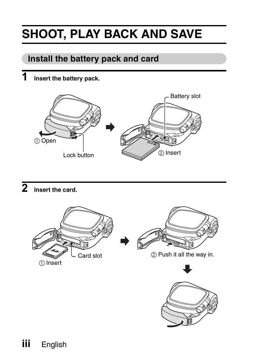 Manual for VPC-CA6EX