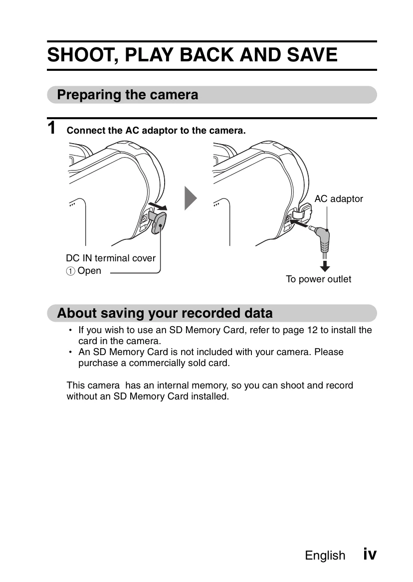 Manual for VPC-SH1