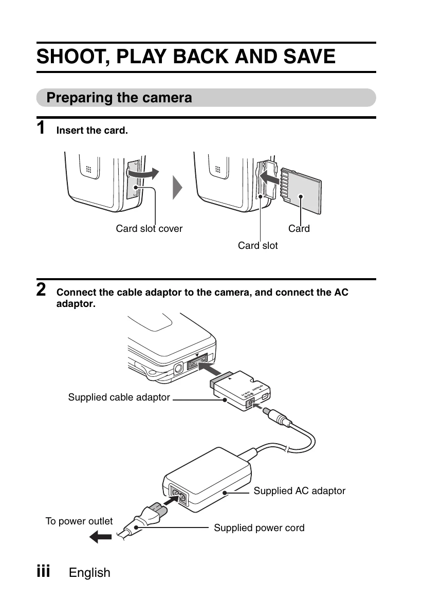Manual for VPC-HD1AEX