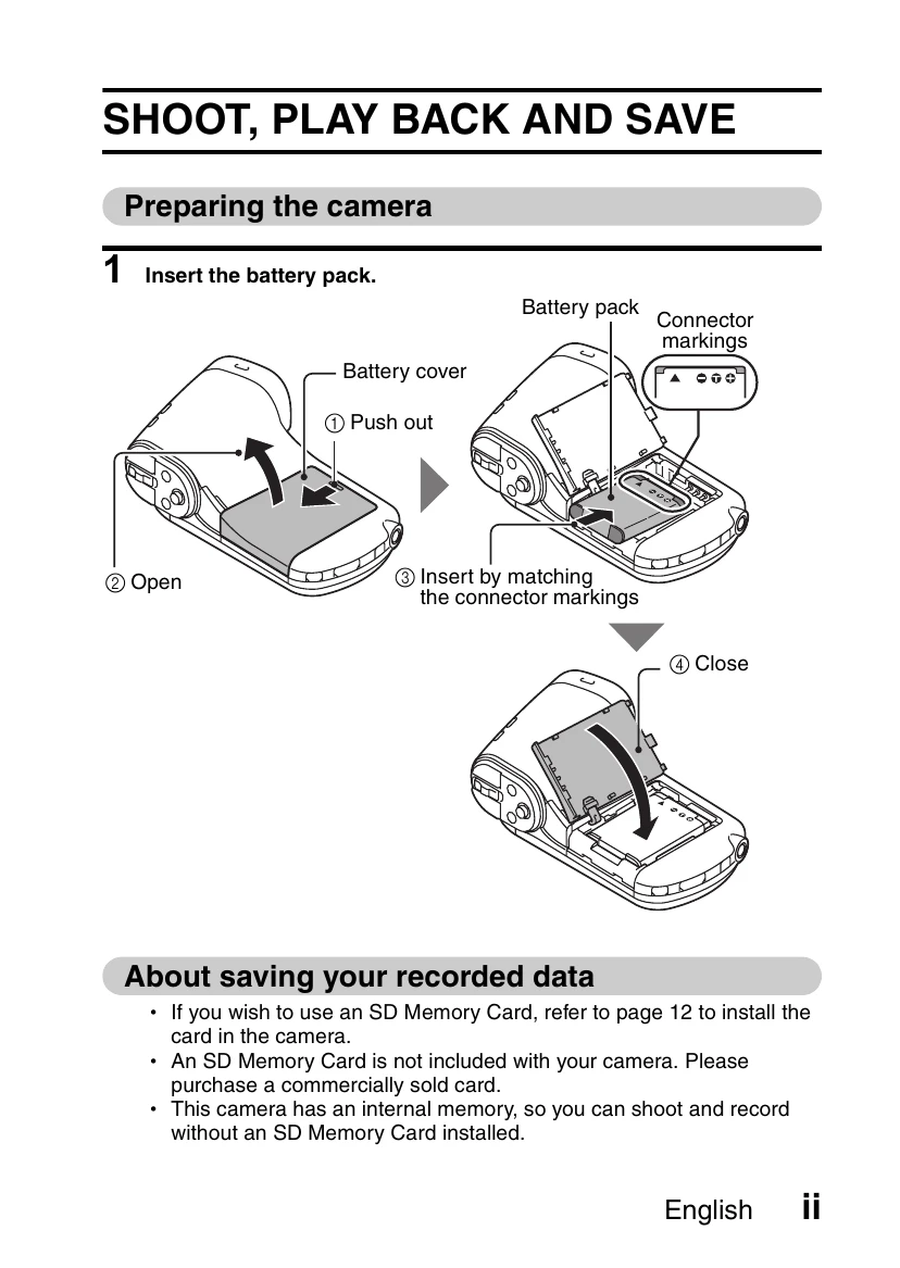 Manual for VPC-CG21EX