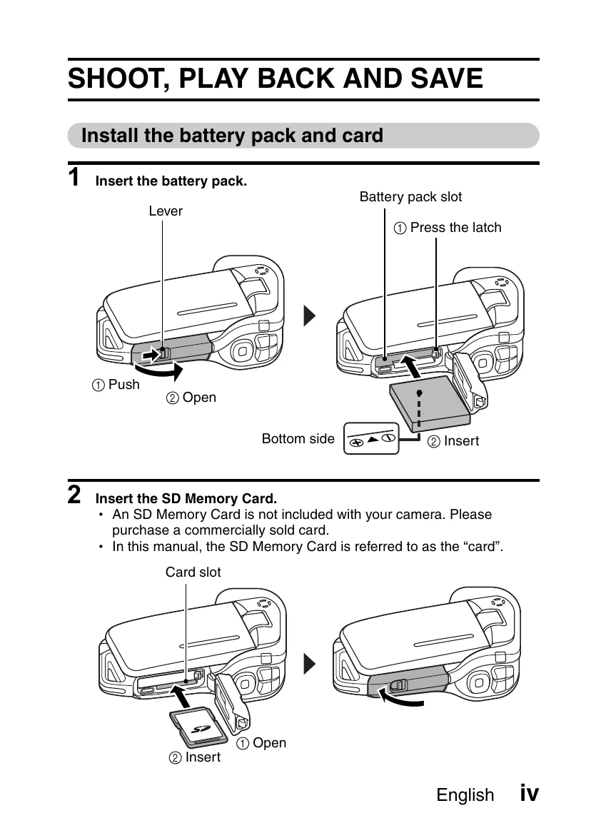 Manual for VPC-CA8EX
