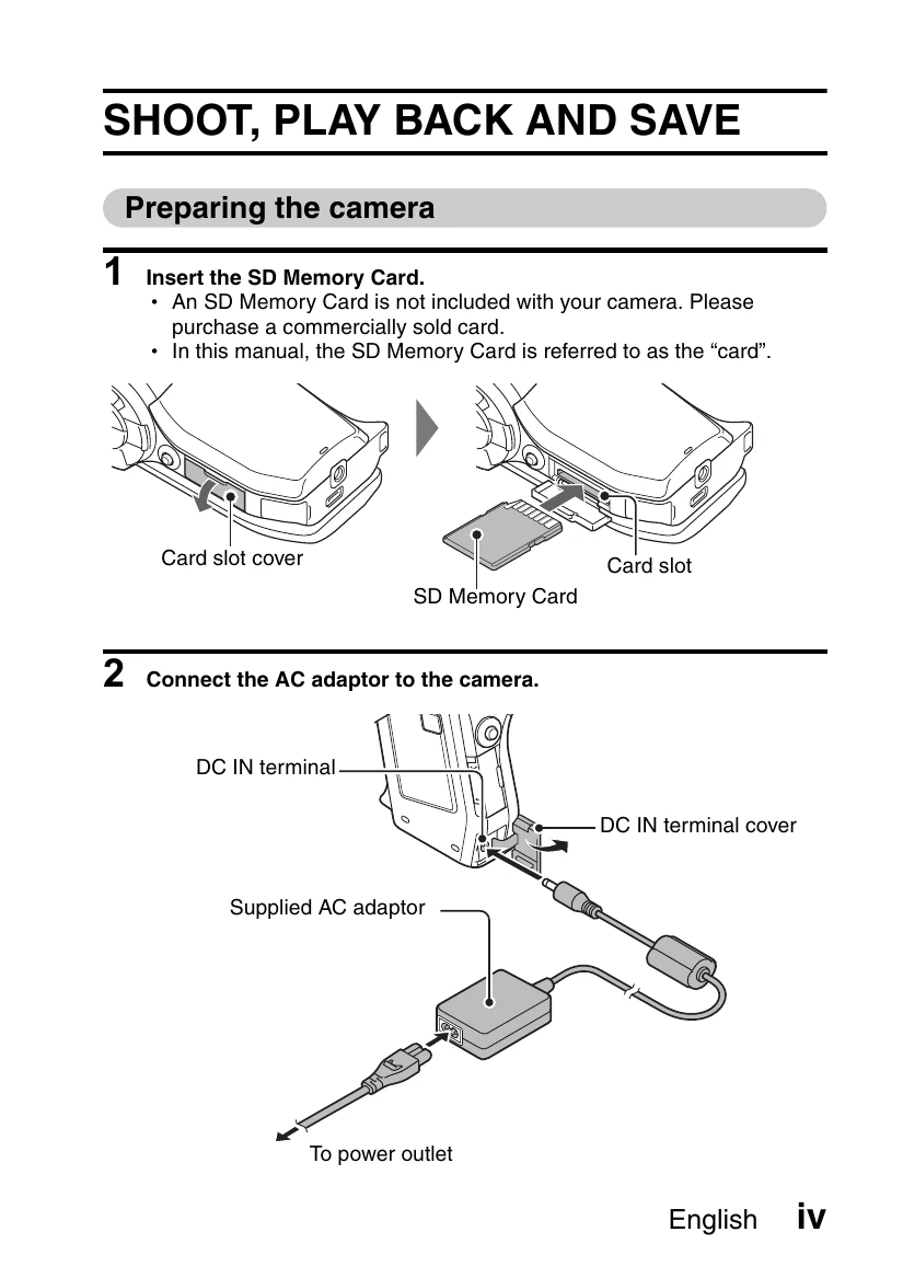 Manual for VPC-HD2000EX