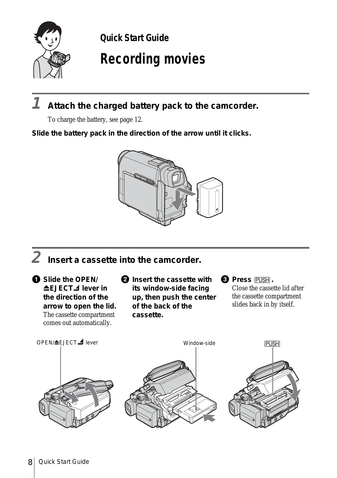 Manual for DCR-HC20