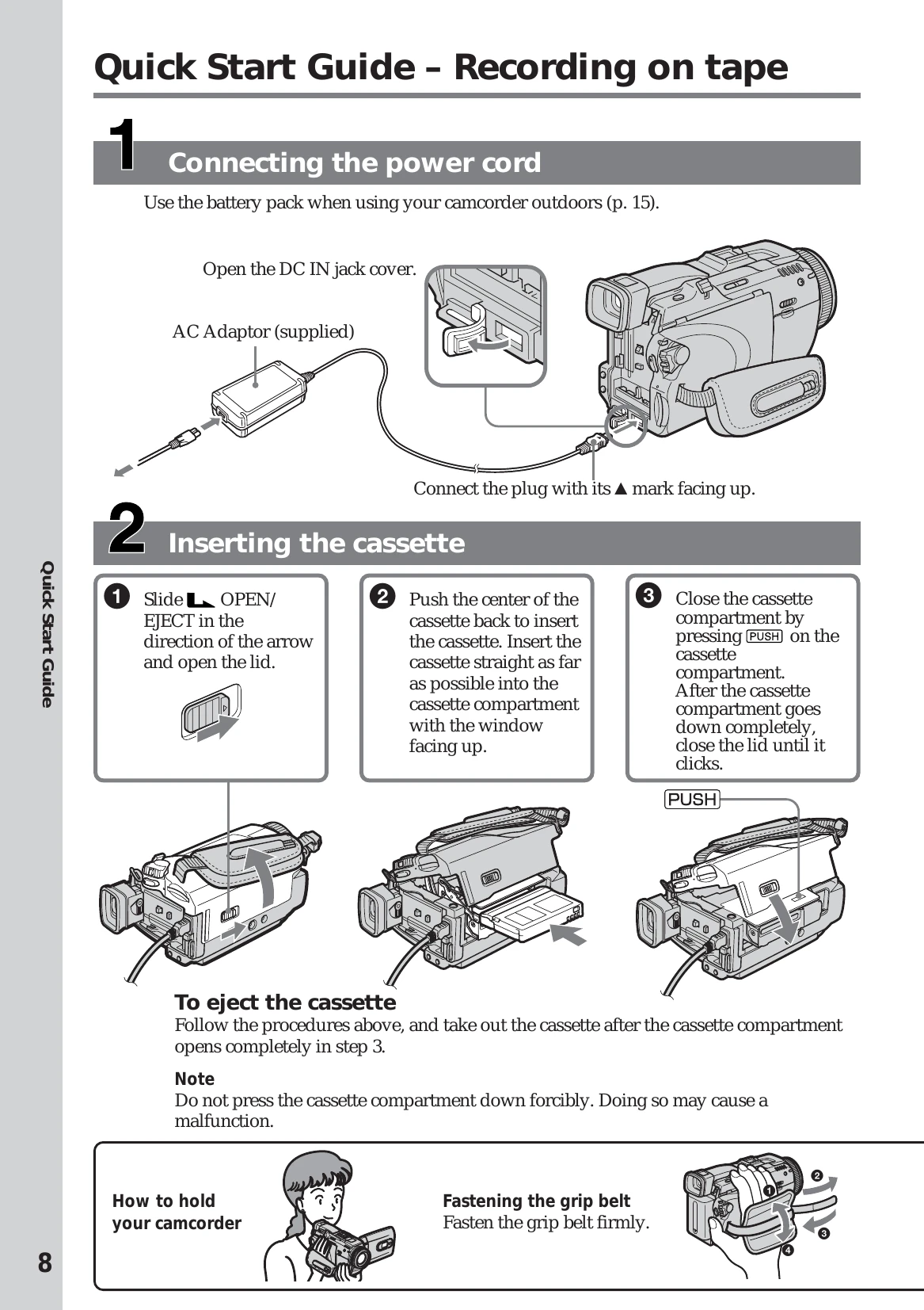 Manual for DCR-TRV75/TRV80