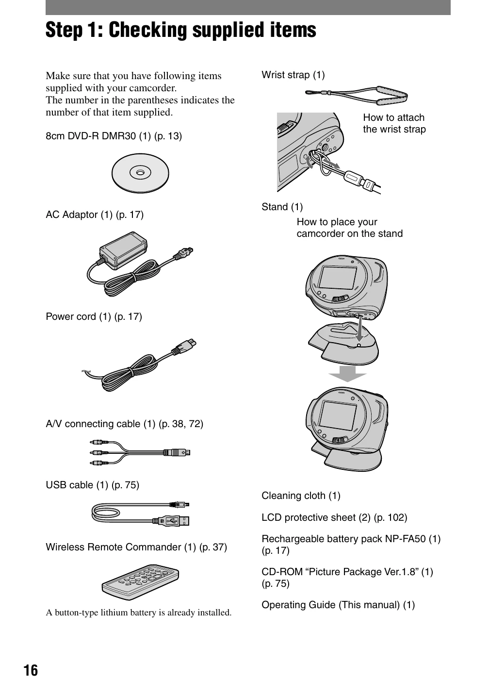 Manual for DCR-DVD7
