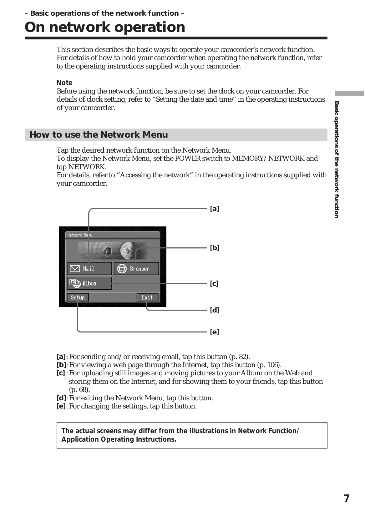 Manual for DCR-TRV80