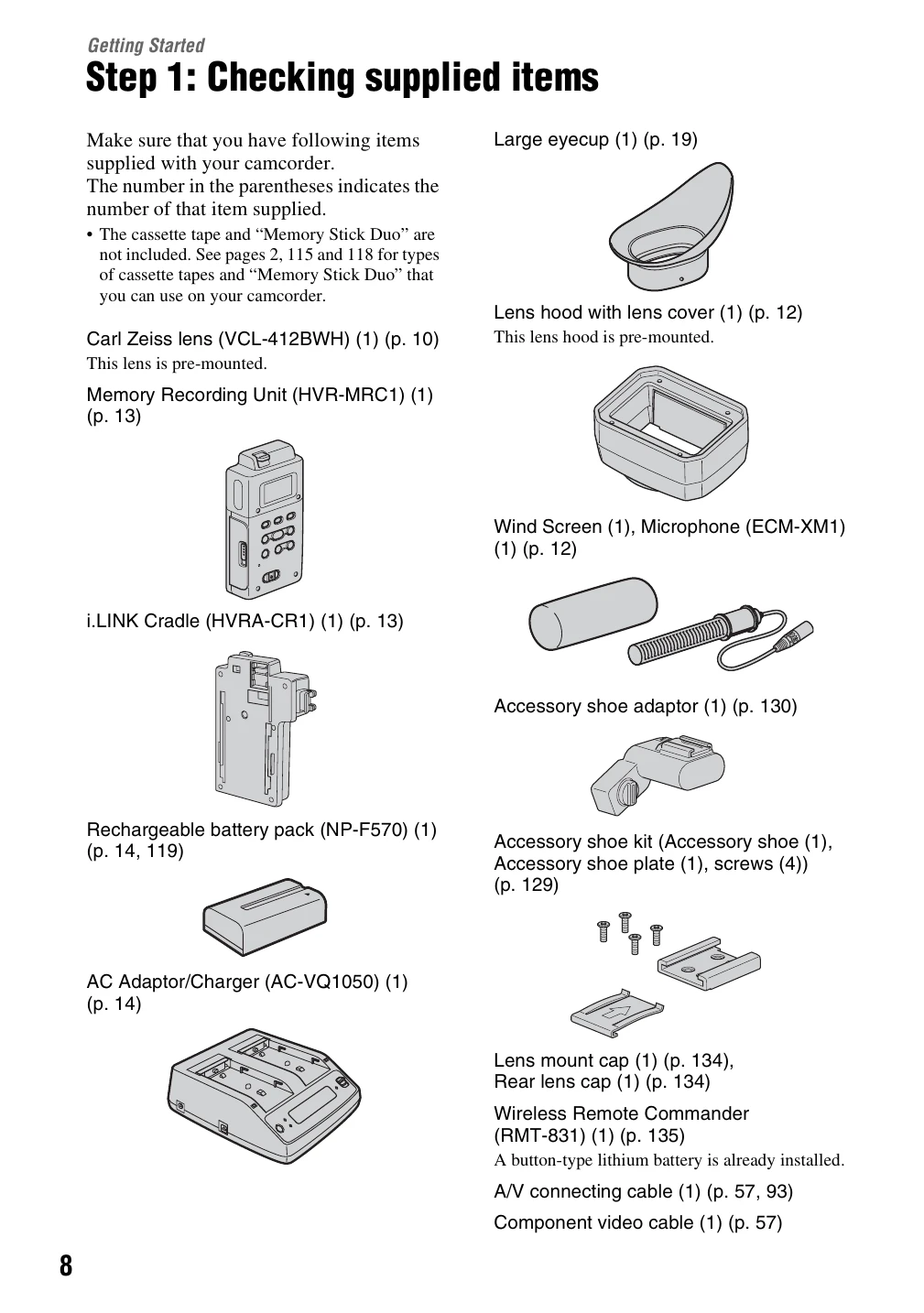 Manual for HVR-Z7U/Z7N