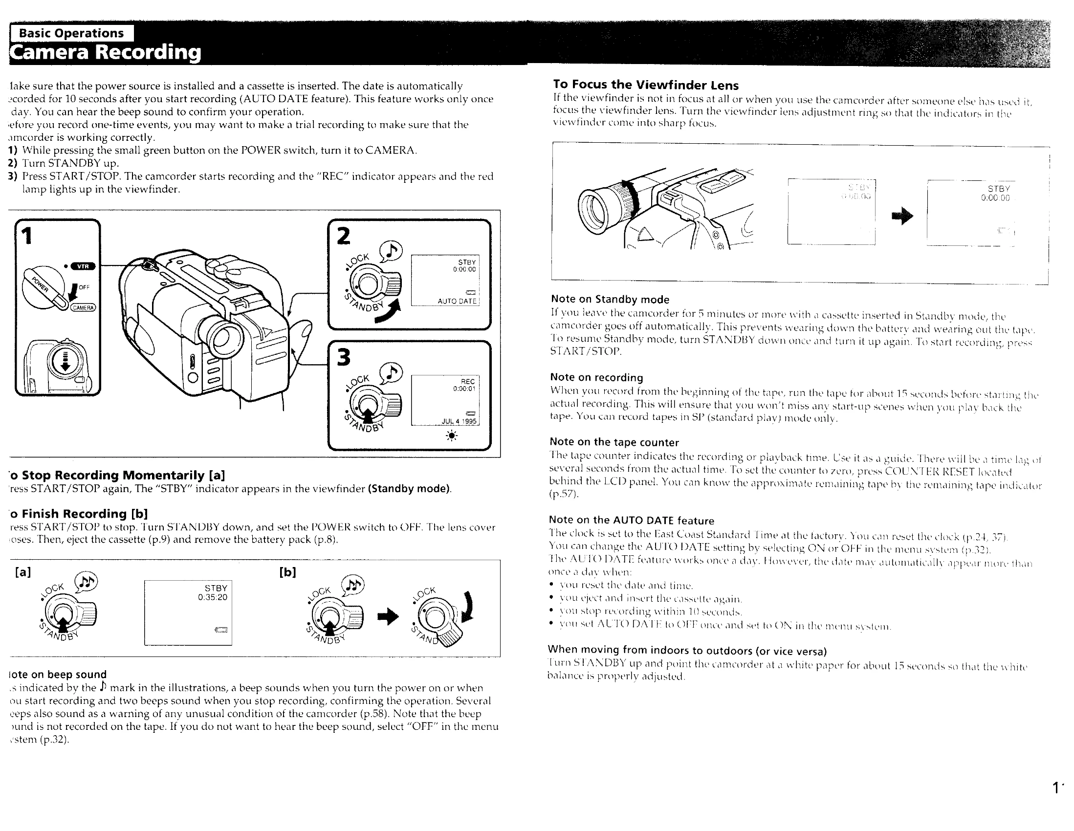 Manual for CCD-TRV30/TRV40