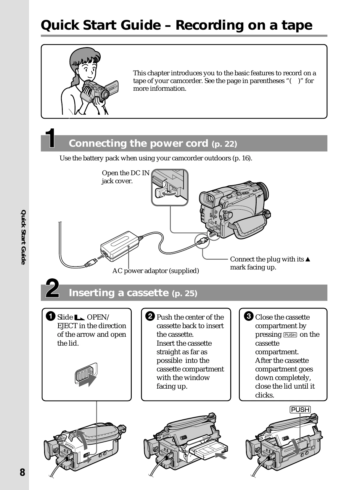 Manual for DCR-TRV16/TRV18/TRV25/TRV27