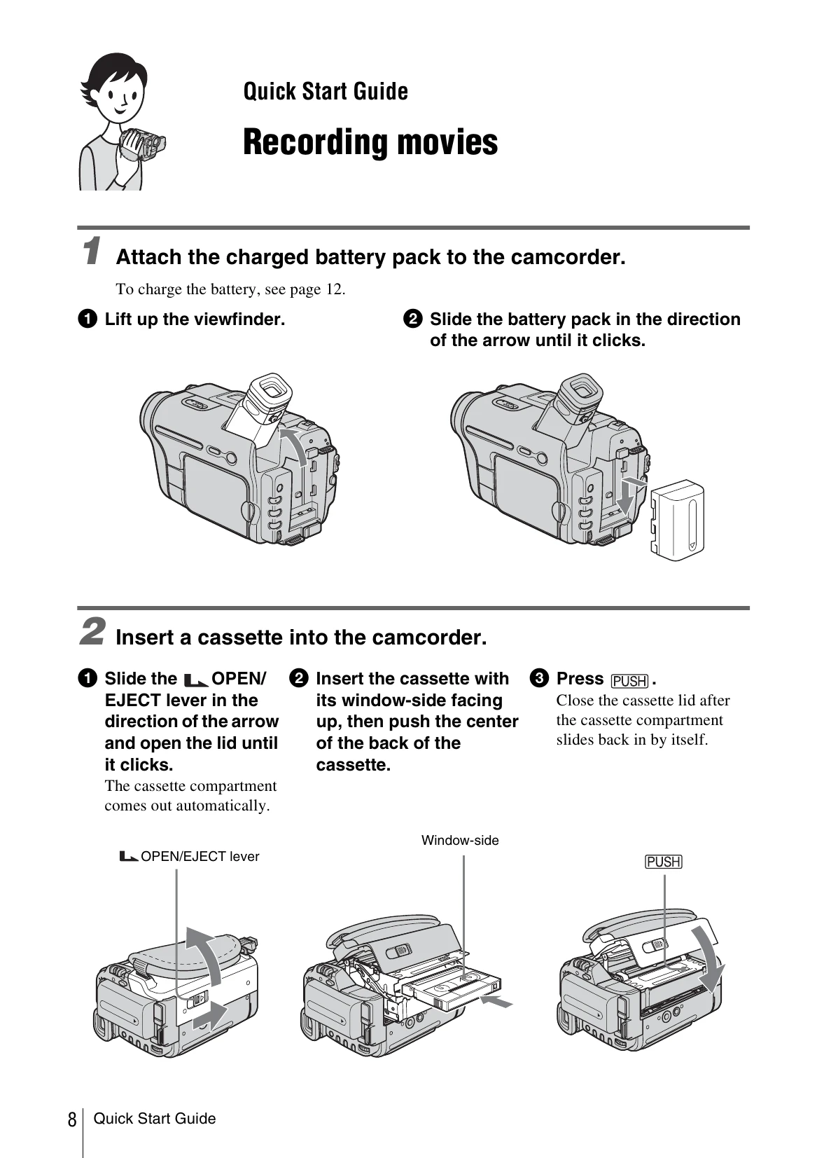 Manual for DCR-TRV280