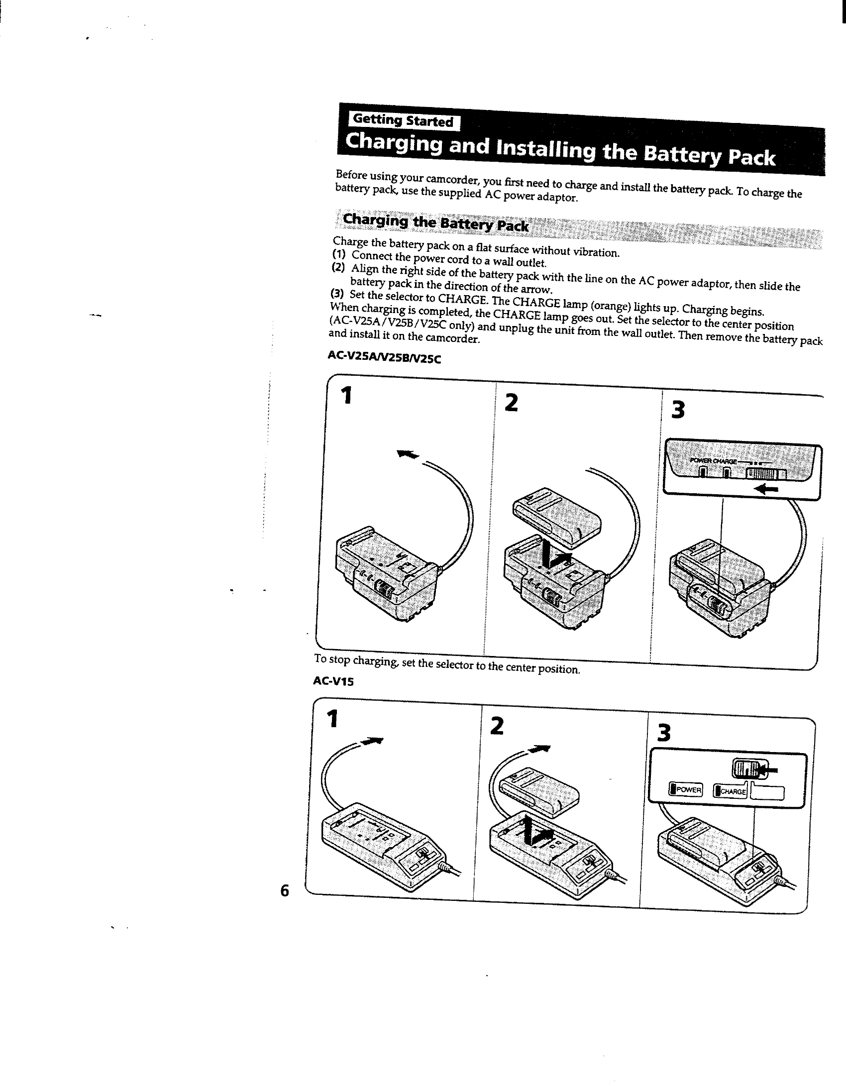 Manual for CCD-TR100/TR600