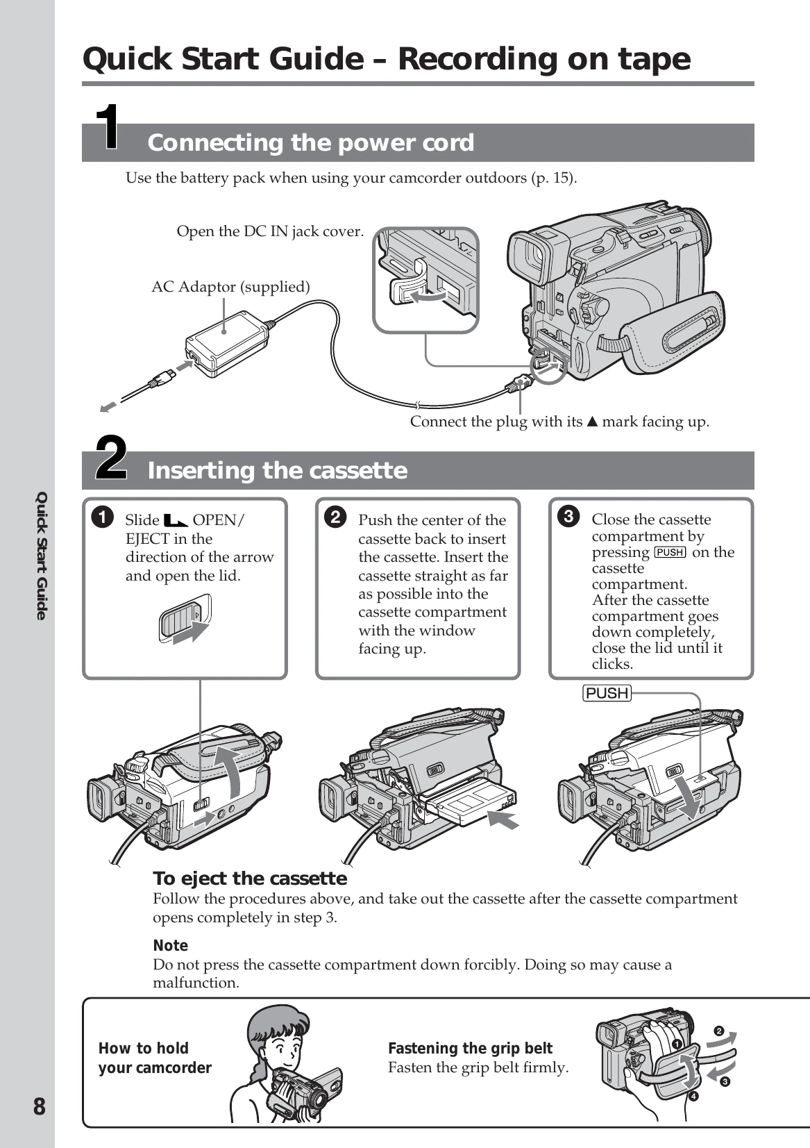 Manual for DCR-TRV38/TRV39