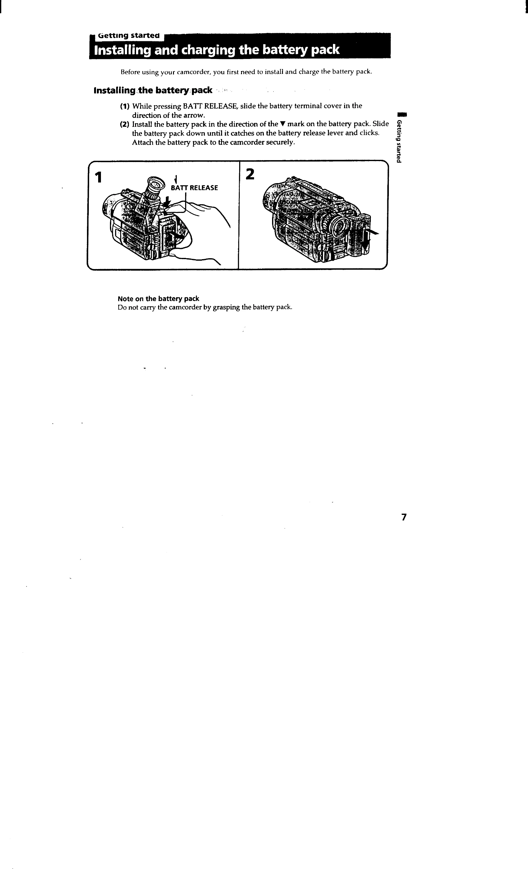 Manual for CCD-TRV65