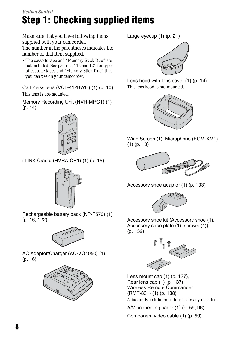 Manual for HVR-Z7E/Z7P